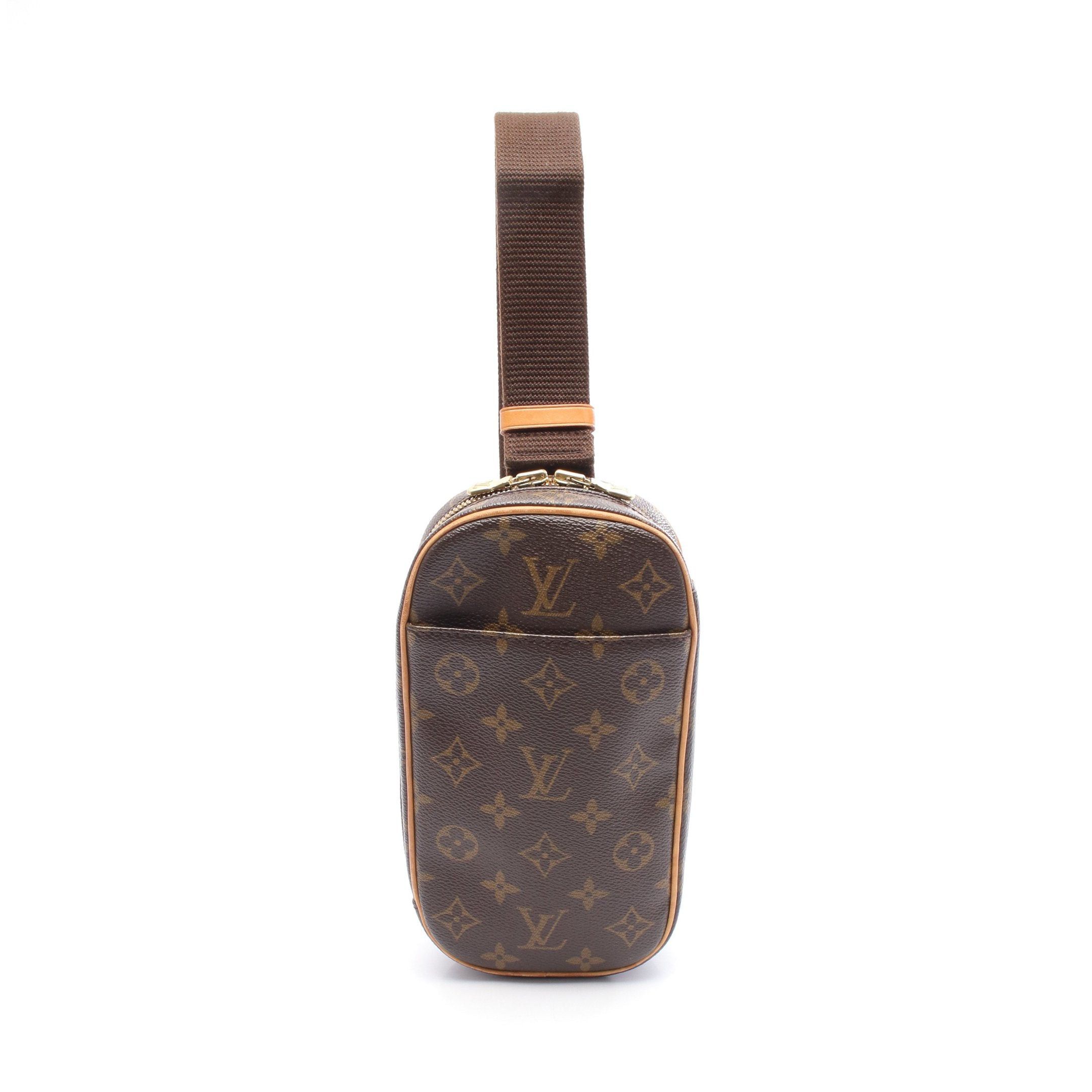 Louis Vuitton Louis Vuitton Pochette Ganju Monogram Body Bag Leather Brown Size ONE SIZE - 1 Thumbnail