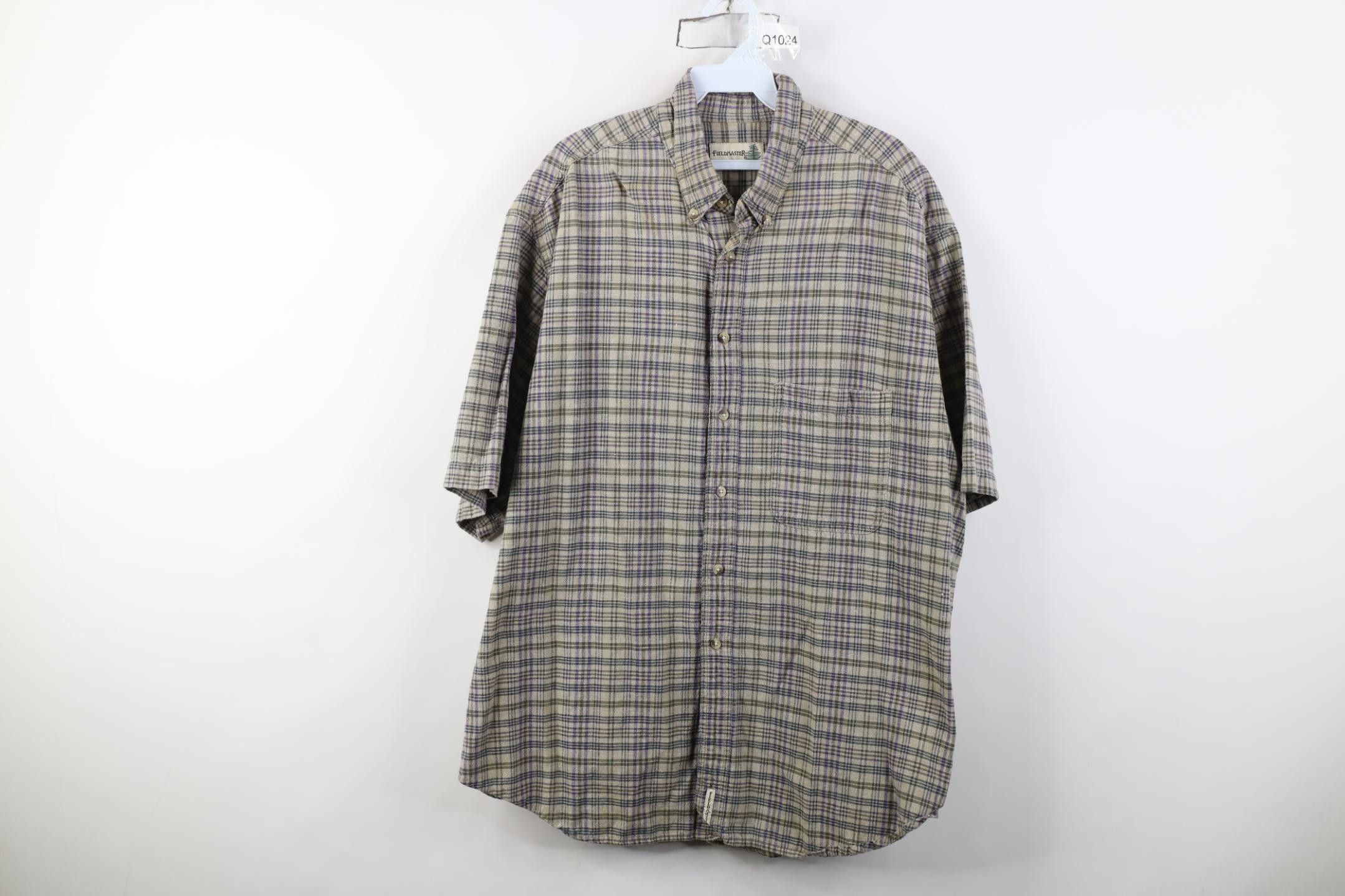 Vintage Vintage 90s Streetwear Linen Blend Baggy Collared Down Shirt Size US XL / EU 56 / 4 - 1 Thumbnail
