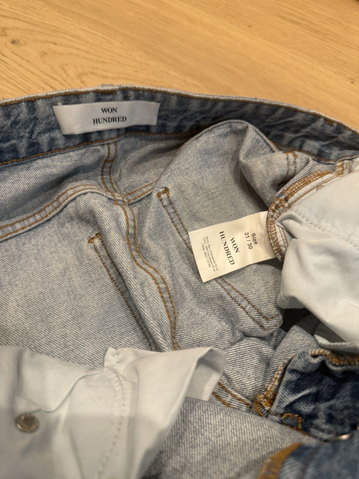 Won Hundred Won Hundred Black Jeans Size US 31 - 3 Thumbnail