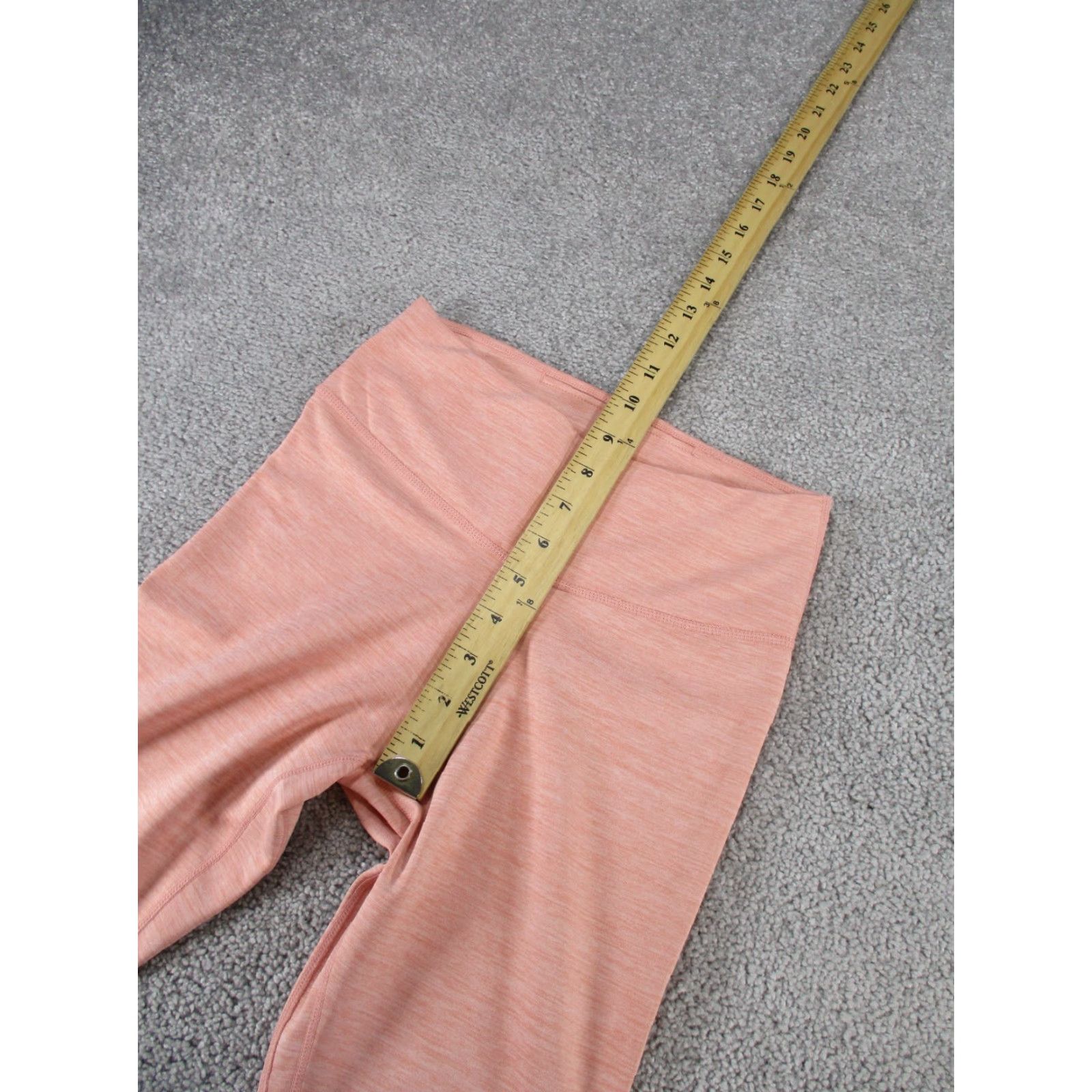 Nike VINTAGE Nike Leggings Womens XS Dri-Fit Pink Orange Compression Gym Athleisure Logo Womens Size 26" / US 2 / IT 38 - 5 Thumbnail