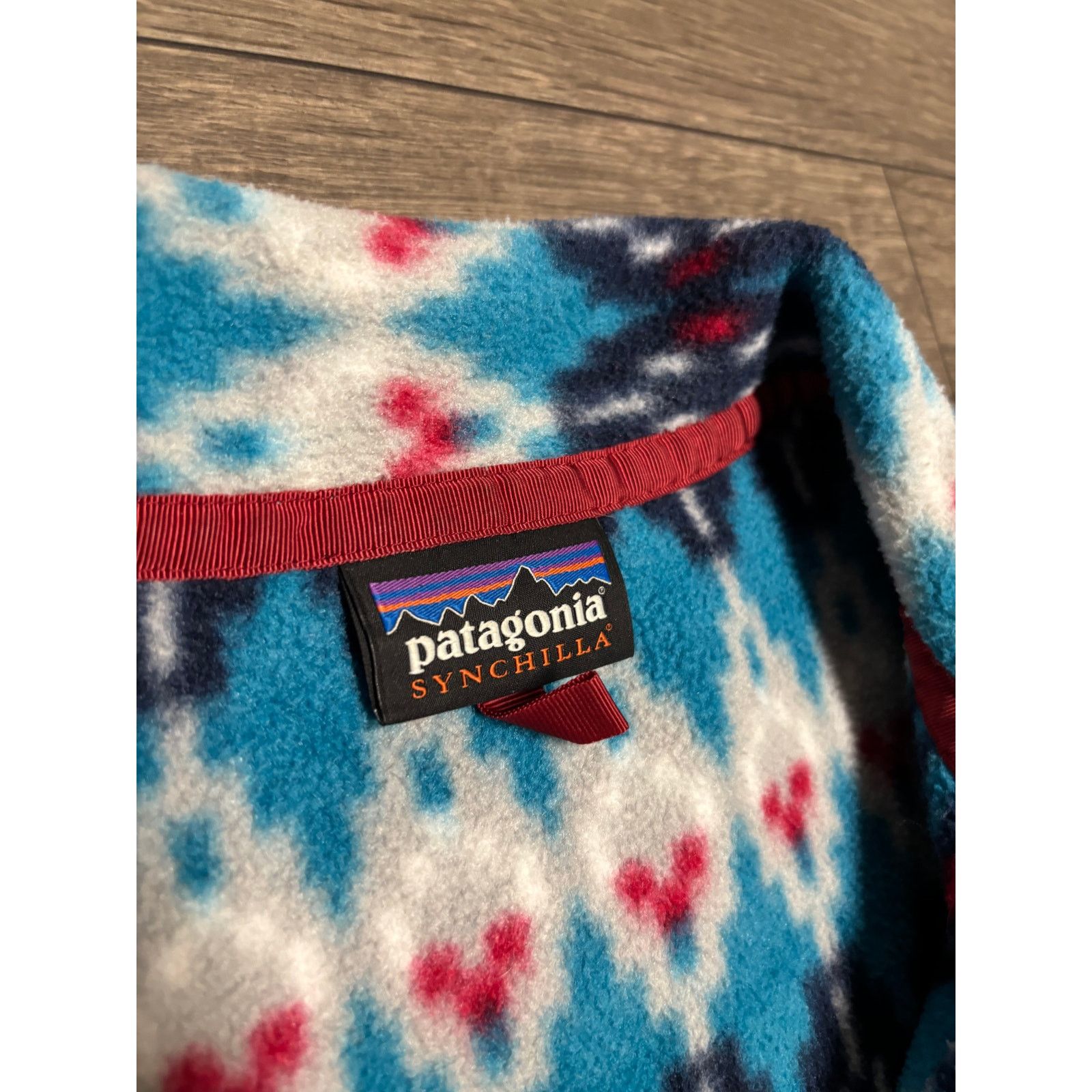 Patagonia Patagonia Blue Synchilla Fleece Tribal Aztec Pullover Sz M Size M / US 6-8 / IT 42-44 - 4 Thumbnail