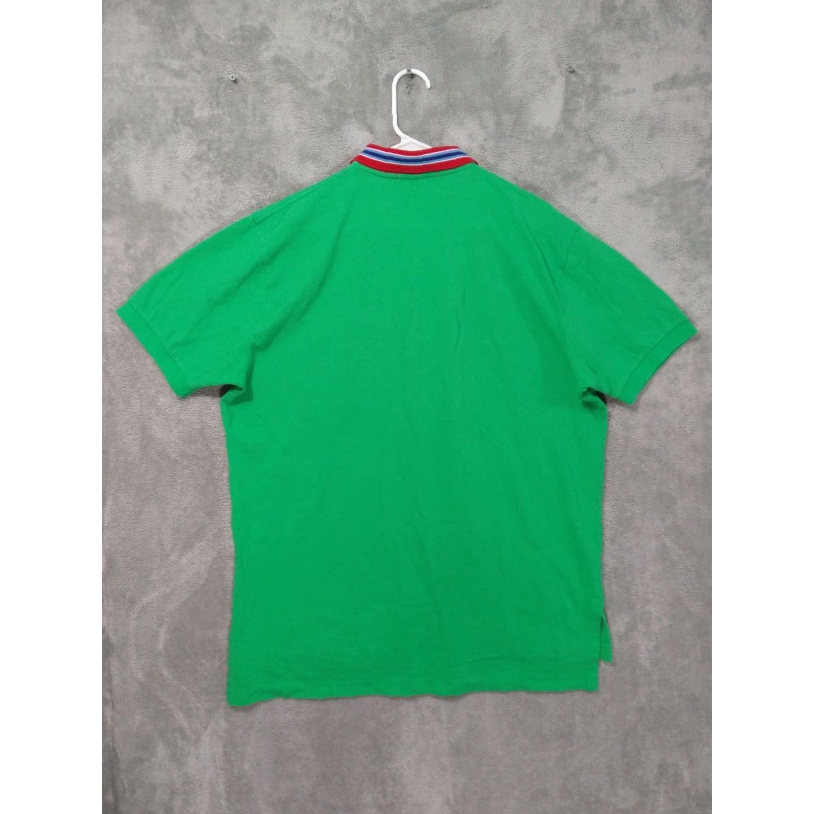 Polo Ralph Lauren Polo Ralph Lauren Shirt Mens XL Green Short Sleeve Pony Logo Contrast Collar Size US XL / EU 56 / 4 - 2 Thumbnail