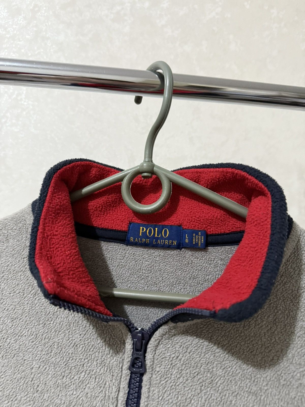Polo Ralph Lauren POLO RALPH LAUREN USA FLEECE KNIT 1/4 ZIP SWEATSHIRT MEN Y2K Size US L / EU 52-54 / 3 - 6 Thumbnail