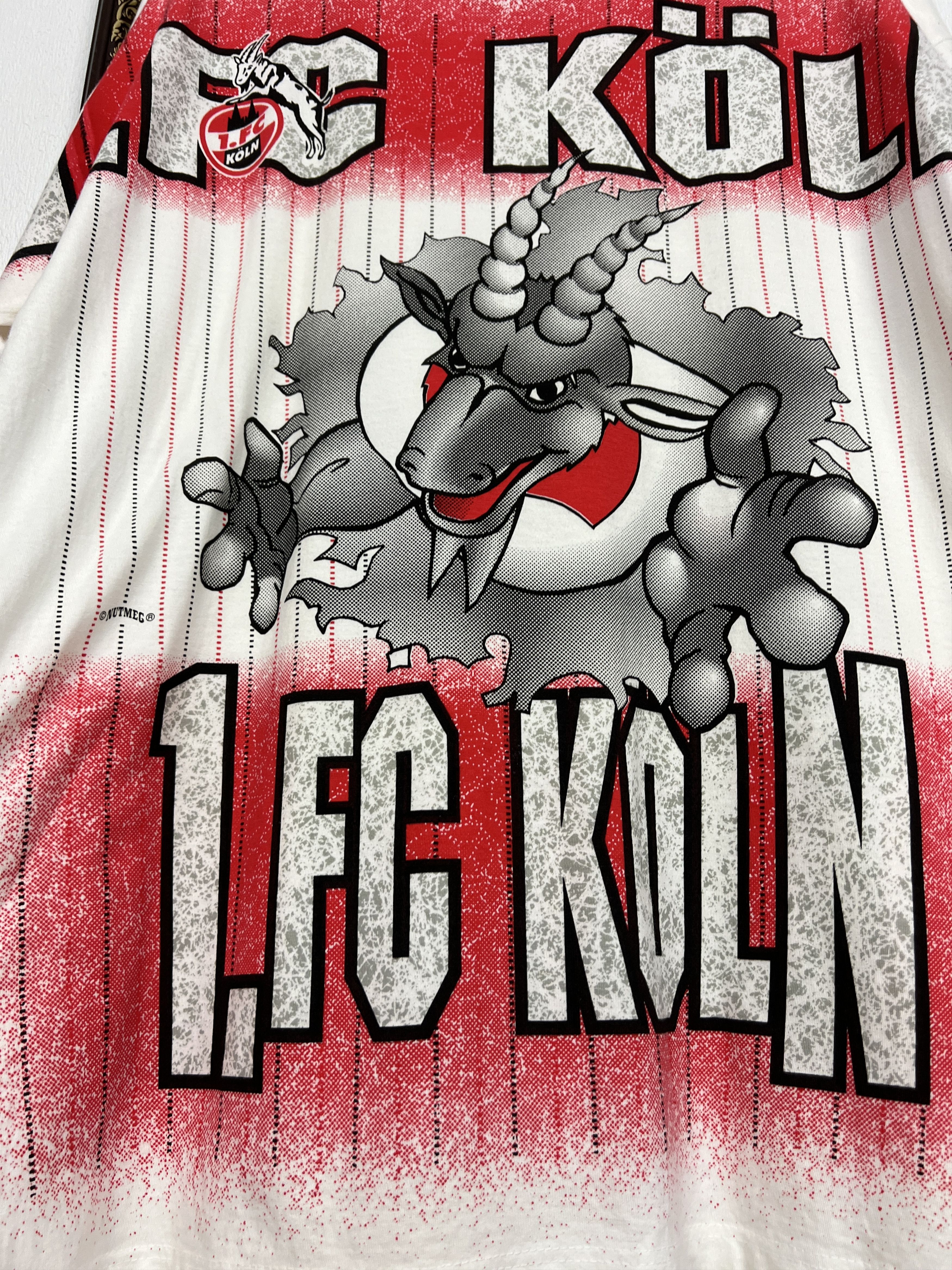 Nutmeg FC Koln Football Shirt Over Print Soccer Jersey Trikot Size US L / EU 52-54 / 3 - 5 Thumbnail