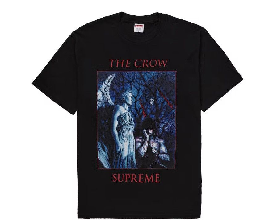 Supreme Supreme X The Crow Tee 'Black' Size US L / EU 52-54 / 3 - 1 Thumbnail