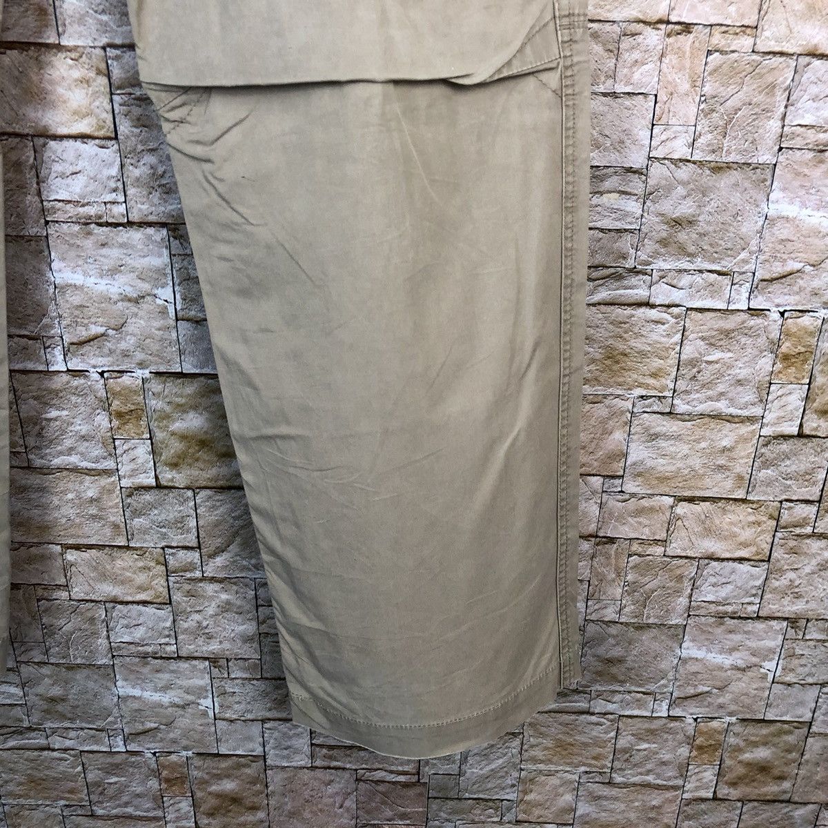 Japanese Brand Top Valu Brown Cargo Multipocket Pants #A719 Size US 32 / EU 48 - 12 Thumbnail