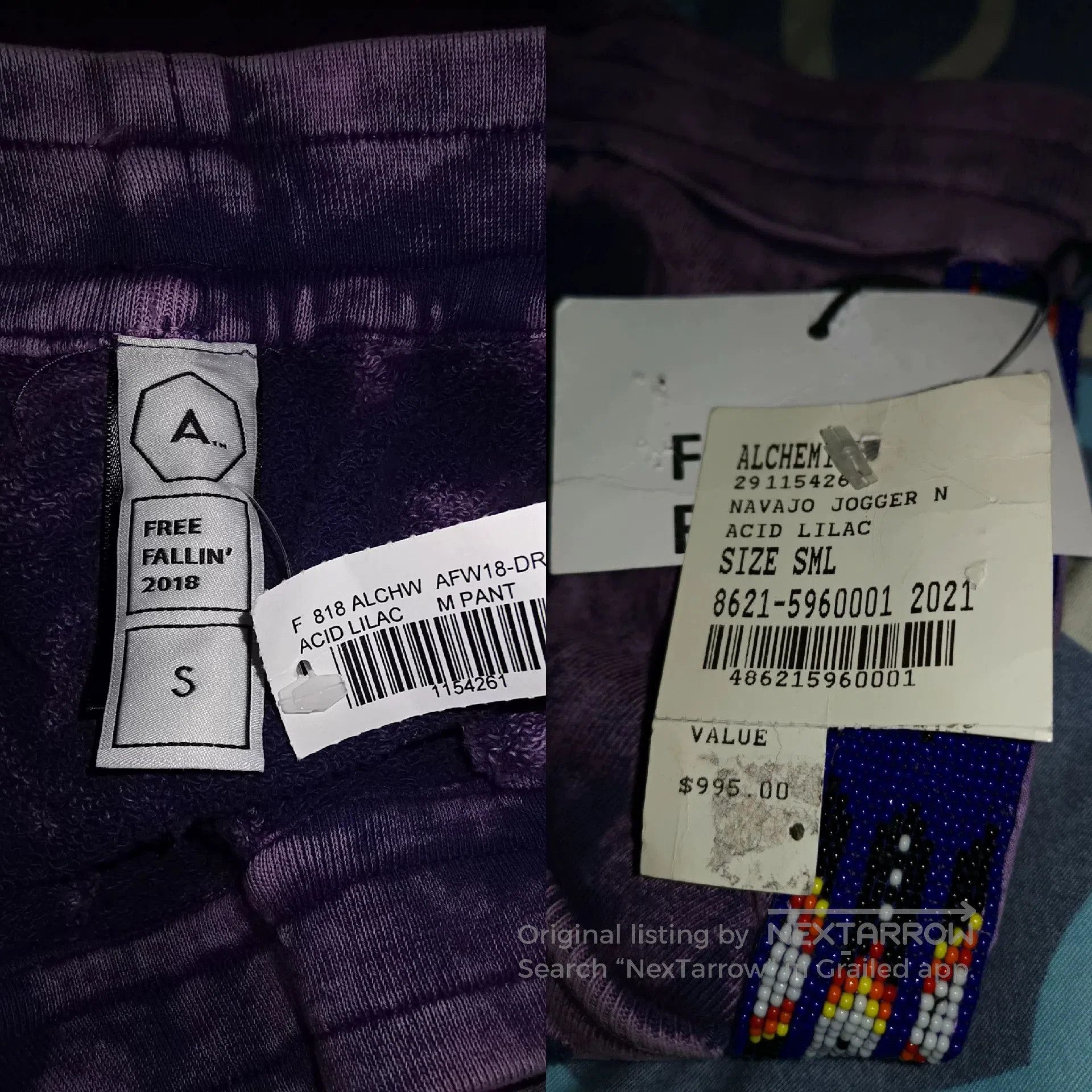 Alchemist alchemist tie-dye embroidered sweatpants. Size US 27 - 7 Thumbnail
