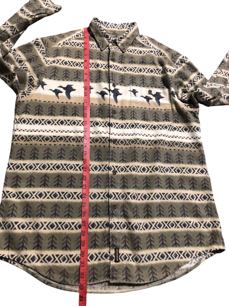 Vintage × Woolrich Woolen Mills Vintage Woolrich Shacket Duck Arrow Button Up Shirt Size US L / EU 52-54 / 3 - 16 Thumbnail