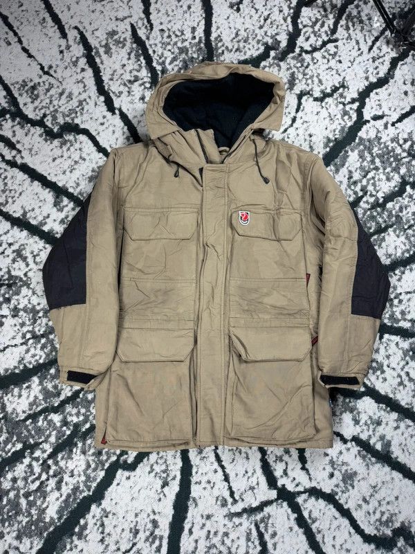Fjallraven Eskimo Hydratic fleece parka insulated jacket, beige, black Size US XS / EU 42 / 0 - 1 Thumbnail