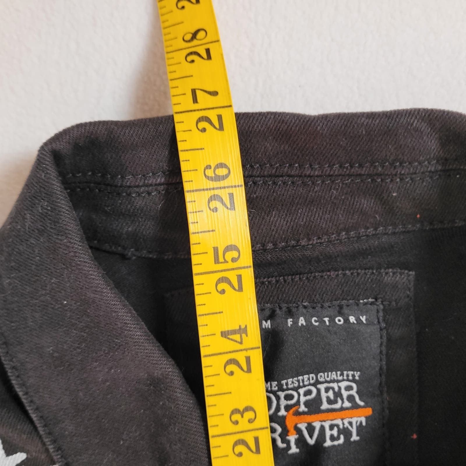 Other Copper Rivet Men's Denim Jacket M Streetwear Graffiti Black Size US M / EU 48-50 / 2 - 2 Thumbnail