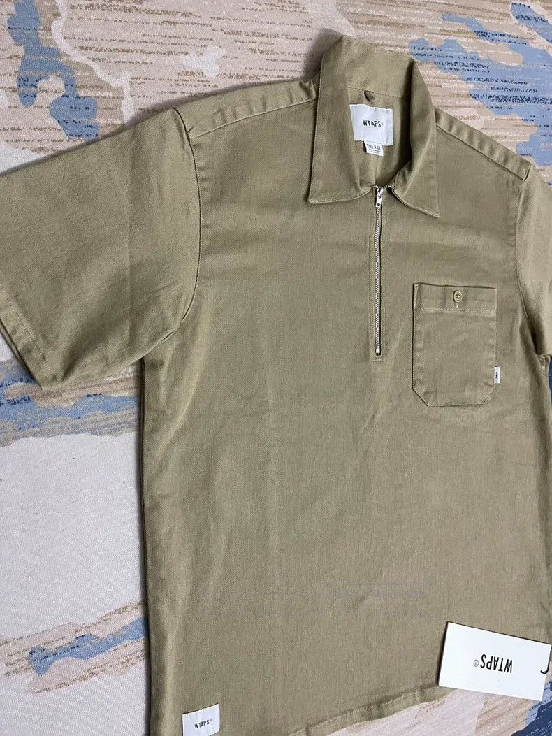 Wtaps Wtaps Kaki zipper T-shirt Size US M / EU 48-50 / 2 - 4 Thumbnail