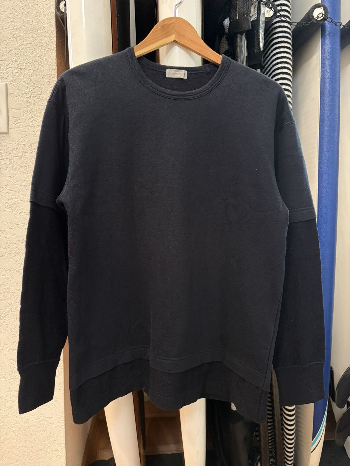 Comme des Garcons Homme FW99 Layered Wool Longsleeve Size US M / EU 48-50 / 2 - 1 Thumbnail