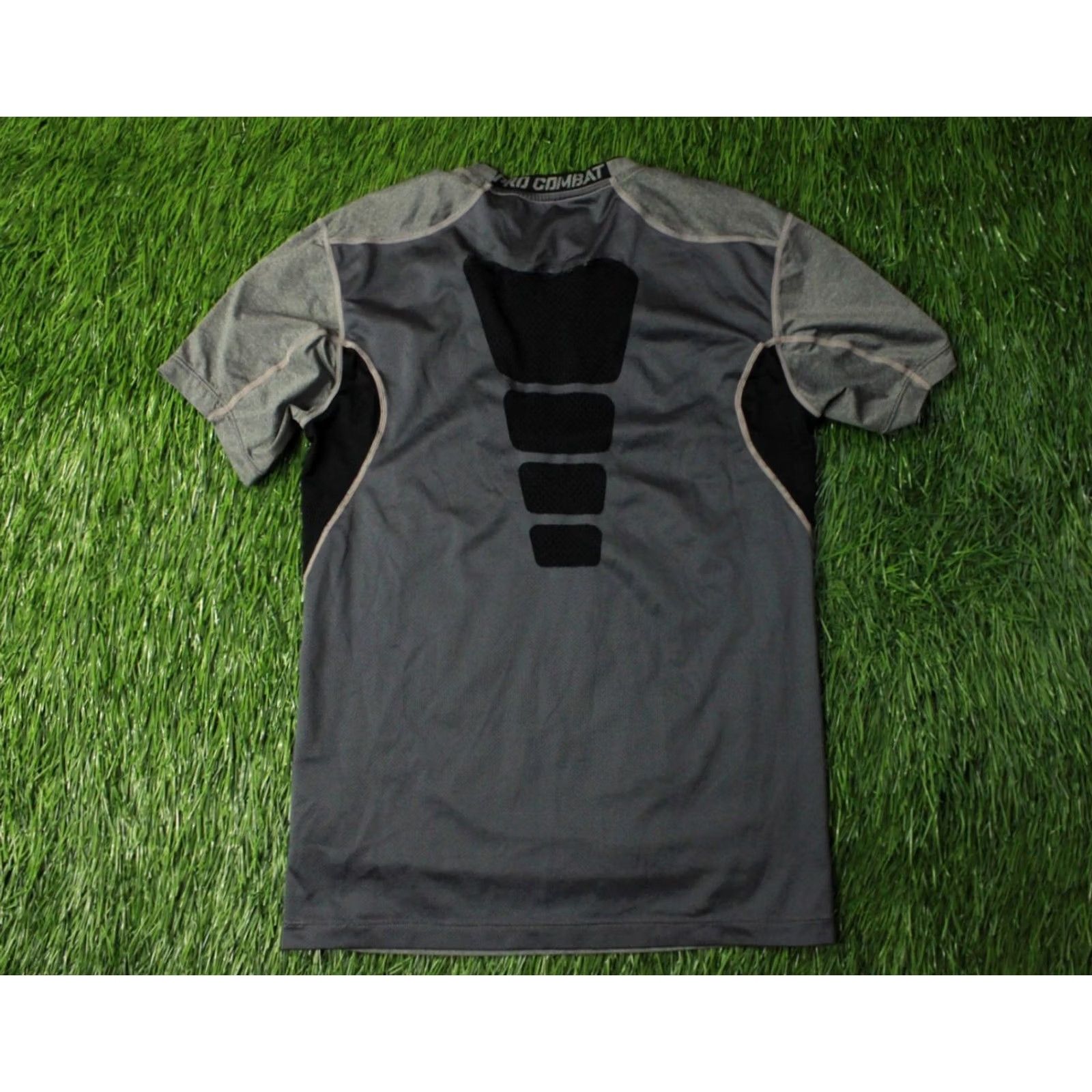 Nike NIKE Pro Combat Dri-FIT 2011 Compression Training Shirt Jersey L Gray Men Nike Pro Combat Dri-FIT Shirt L Mens Size US L / EU 52-54 / 3 - 2 Thumbnail