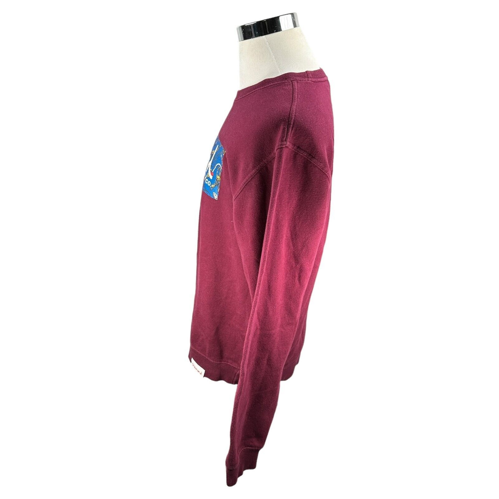 Diamond Supply Co. Diamond Supply Co Sweatshirt Medium Red Wine Streetwear Size US M / EU 48-50 / 2 - 6 Thumbnail