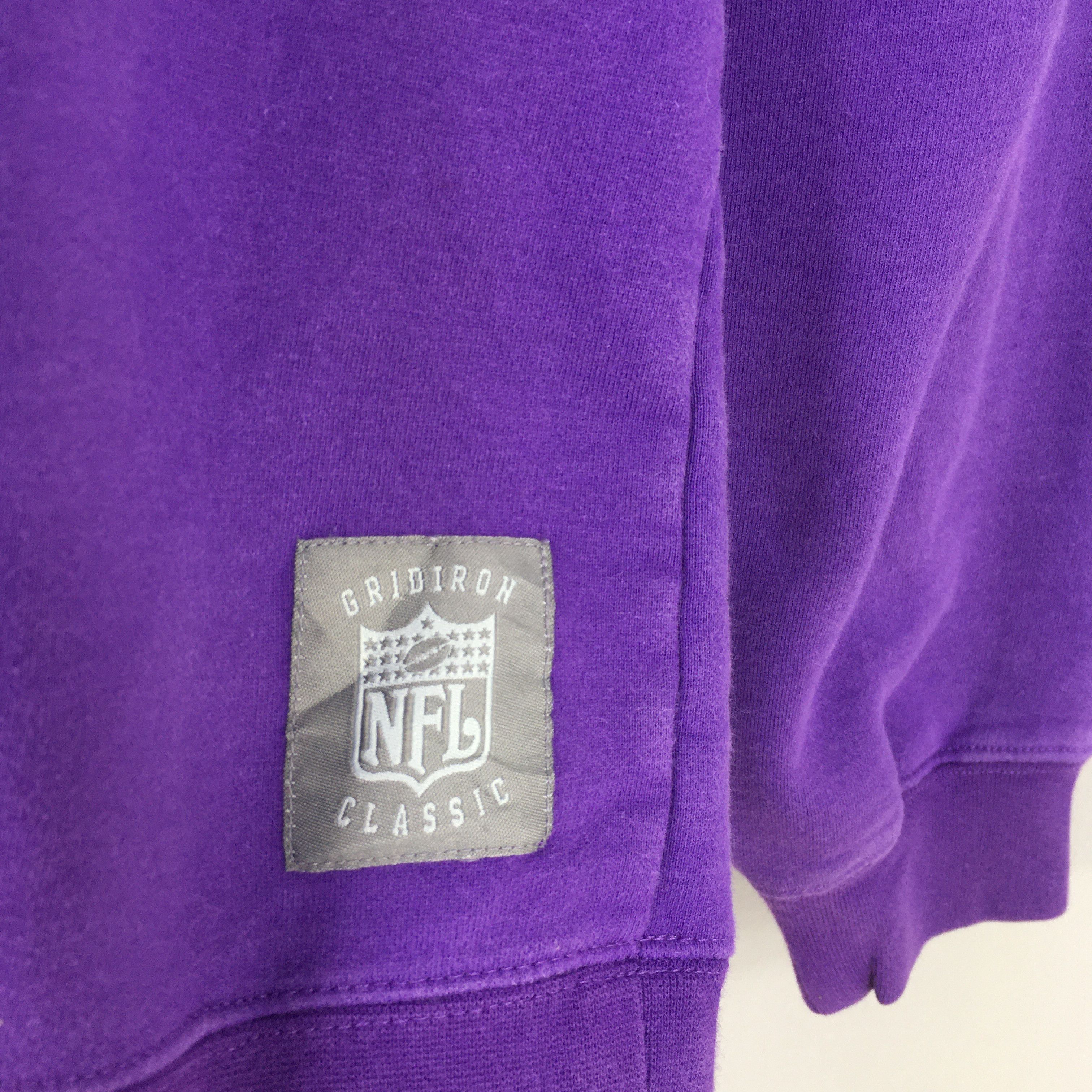 NFL × Vintage Vintage Minnesota Vikings NFL Rugby Purple Crewneck Large Size US L / EU 52-54 / 3 - 5 Thumbnail