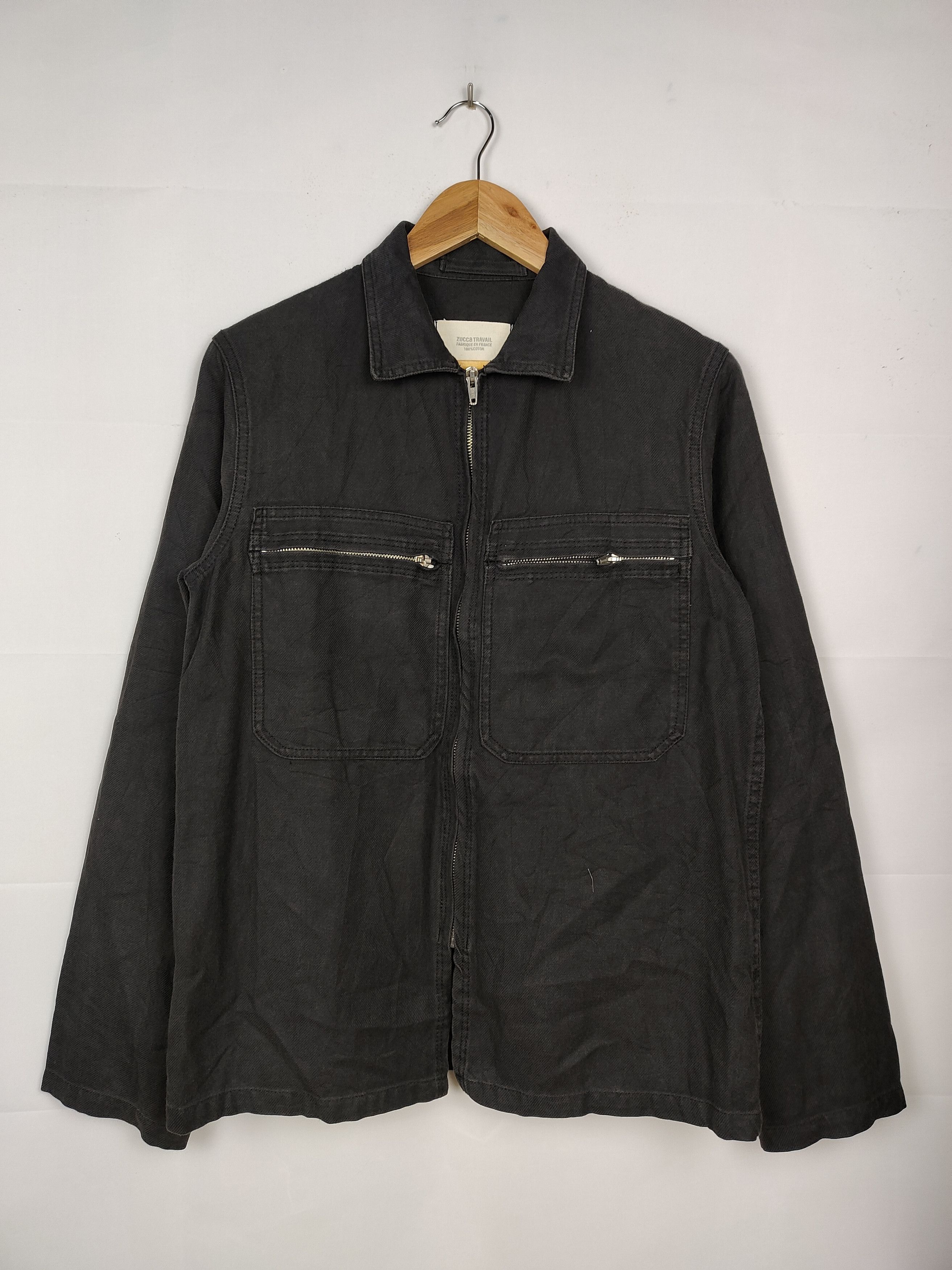 Issey Miyake × Zucca Vintage 1990 Zucca Worker Zipper Jacket Size US M / EU 48-50 / 2 - 1 Thumbnail