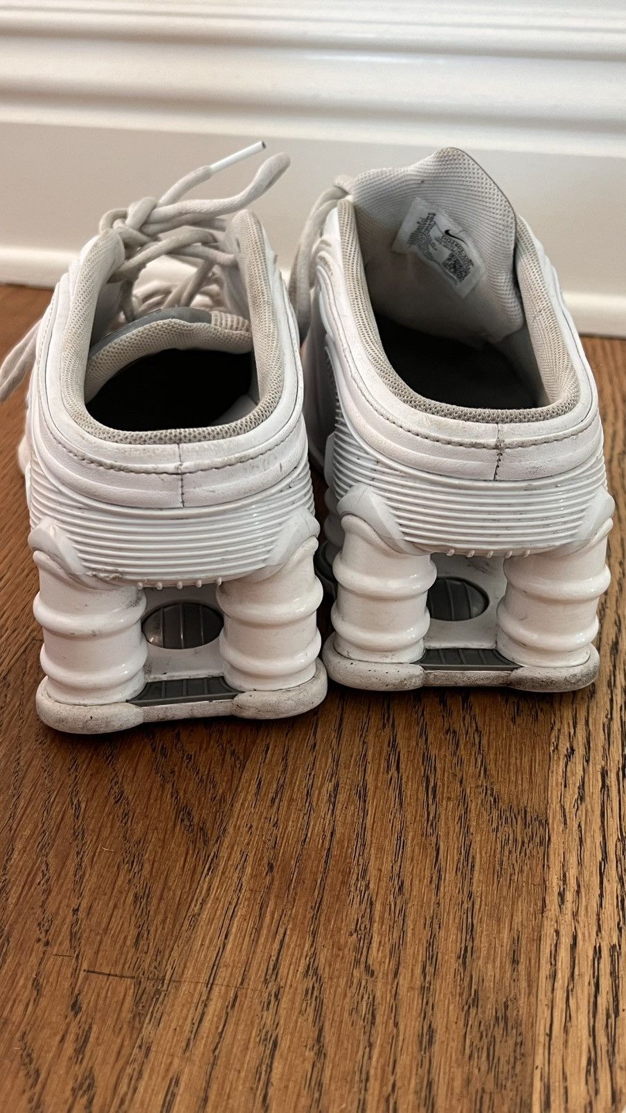 Martine Rose × Nike 2022 Nike Shox MR4 Mule Martine Rose White Size 42 Size US 9.5 / EU 42-43 - 3 Thumbnail