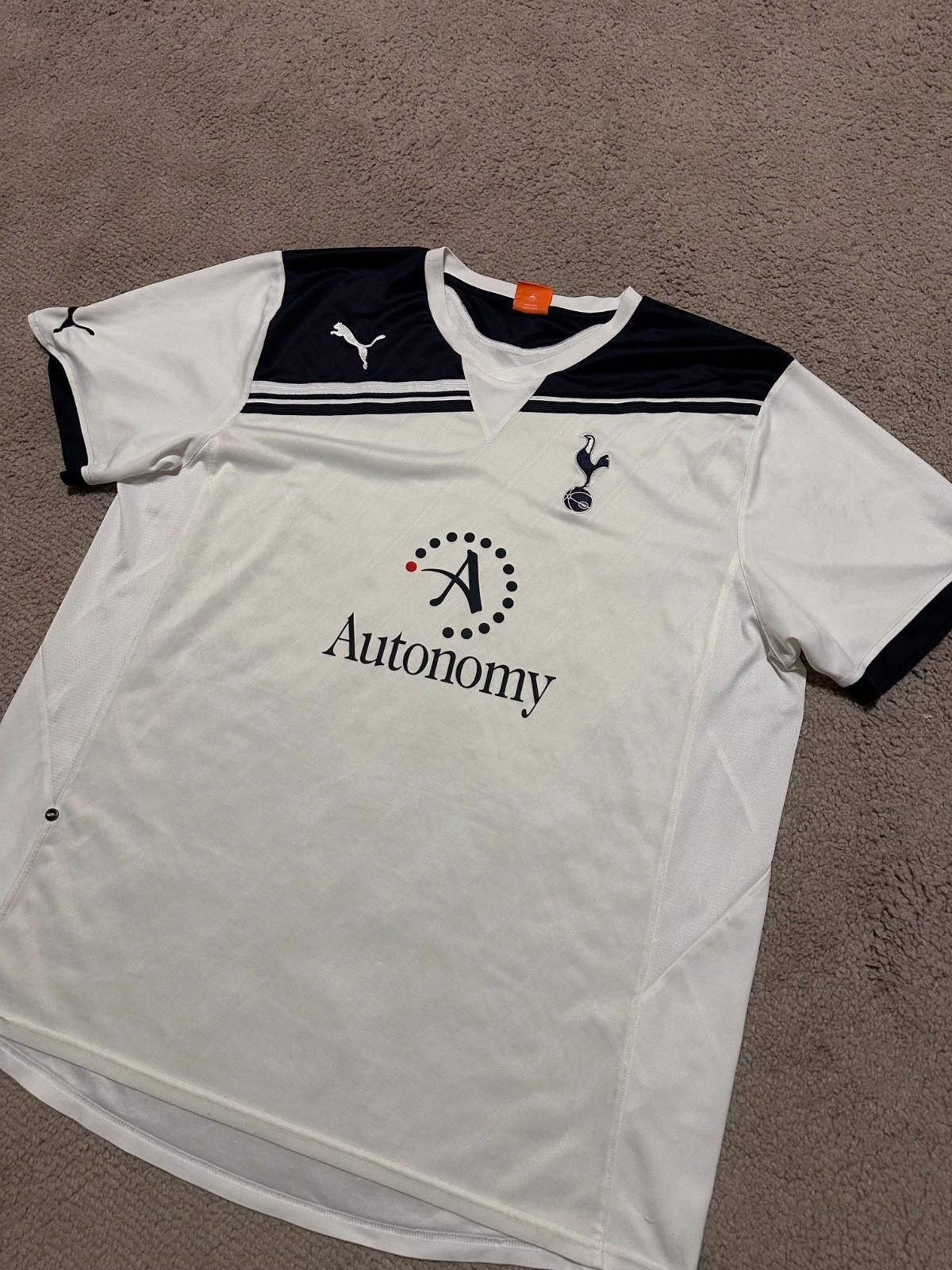 Puma BALE #3 Puma Tottenham Hotspur 2010/2011 Home Soccer Jersey Size US XXL / EU 58 / 5 - 2 Thumbnail