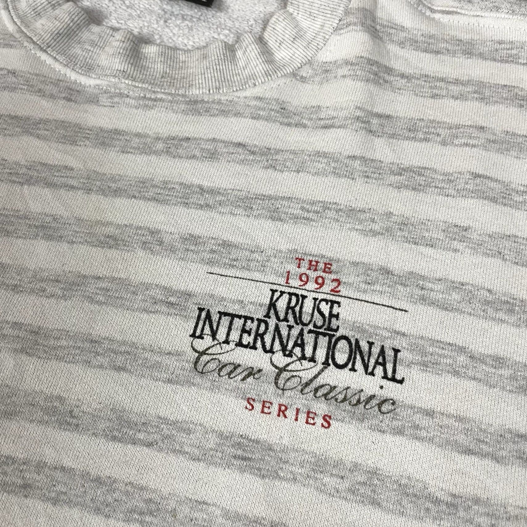 Vintage VINTAGE HL Miller Kruse International Sweatshirt Mens XL Gray Stripe Sweatshirt Mens XL Gray Stripe 90s Pullover Crew Neck Graphic Print All Seasons Size US XL / EU 56 / 4 - 2 Thumbnail