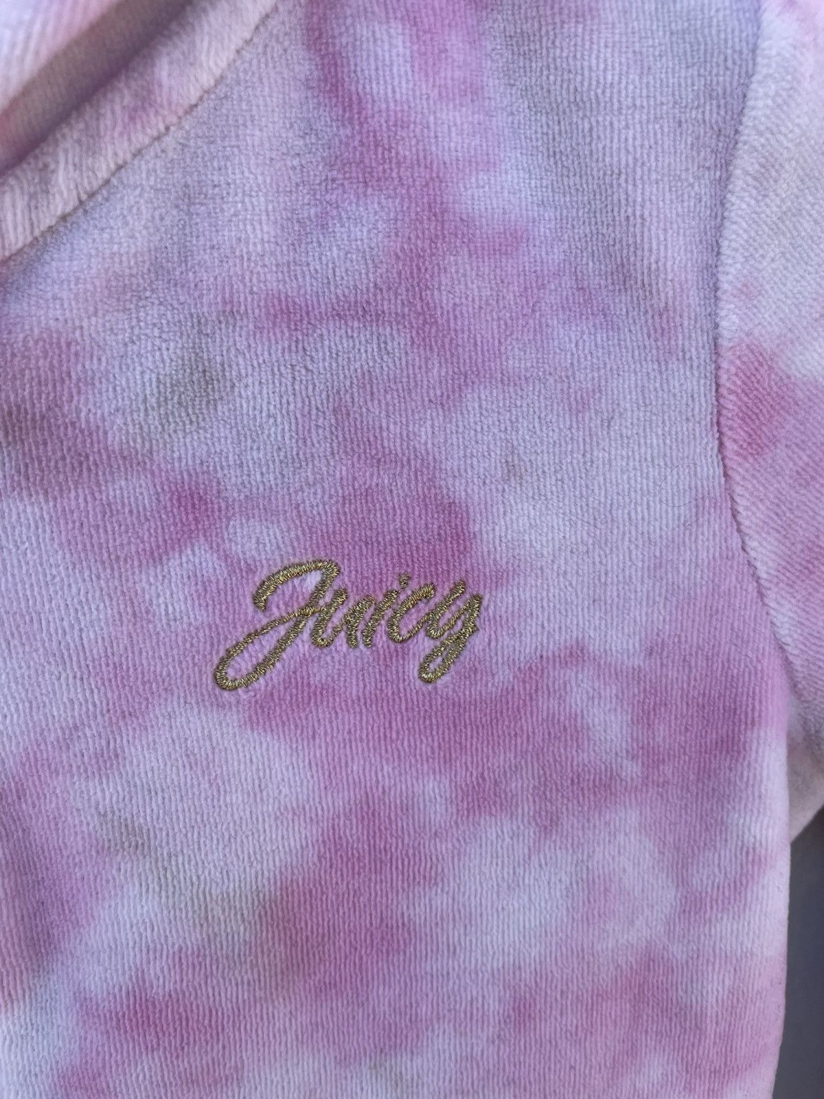 Juicy Couture Juicy Couture Kids Toddler Pink Velour Zip Up Hoodie Size 7 Size XXS / US 00 / IT 34 - 3 Thumbnail
