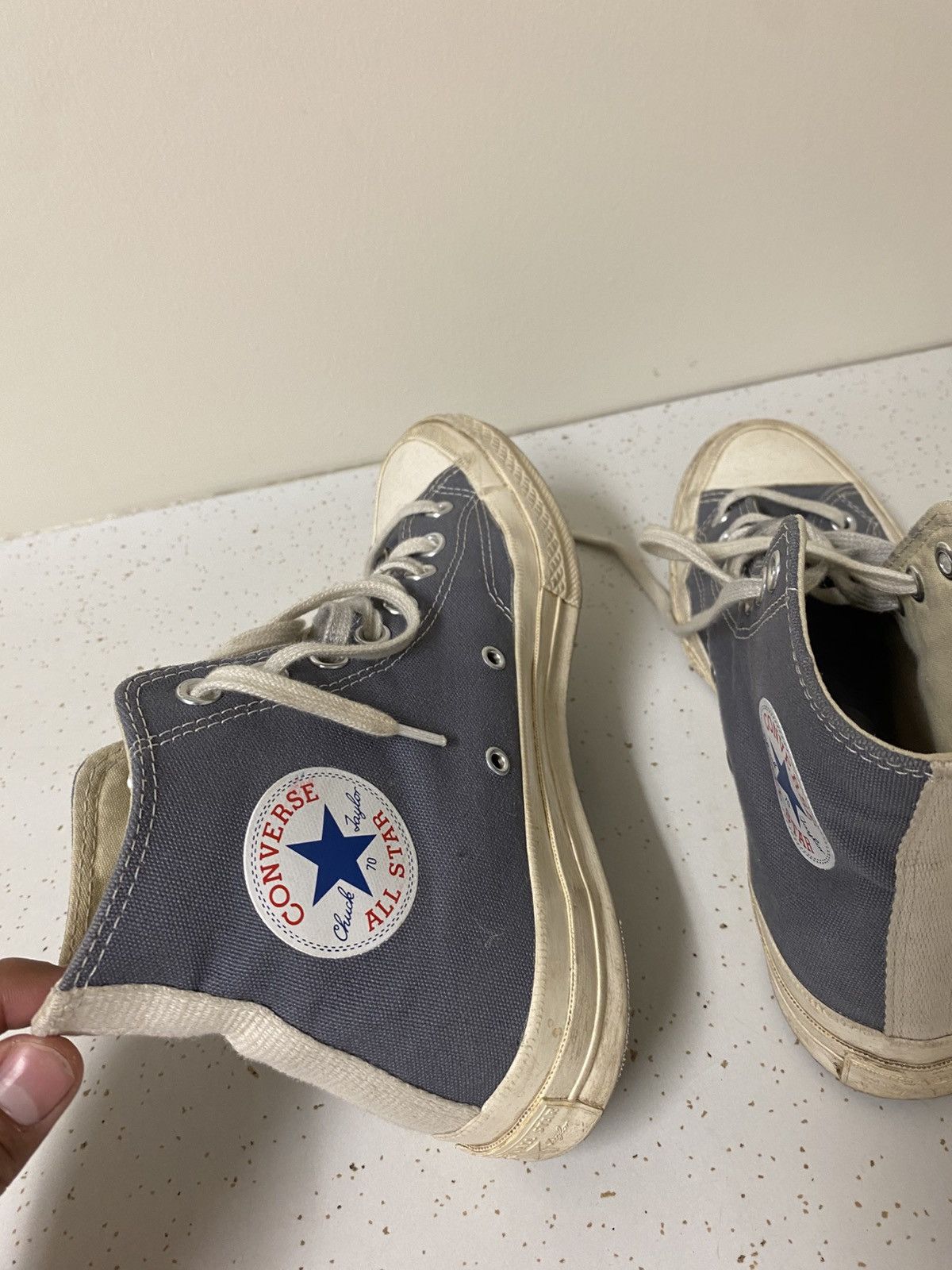 Comme des Garcons Comme Des Garcons Play Converse Chuck Taylor High Shoes Y2K Size US 7 / EU 40 - 6 Thumbnail