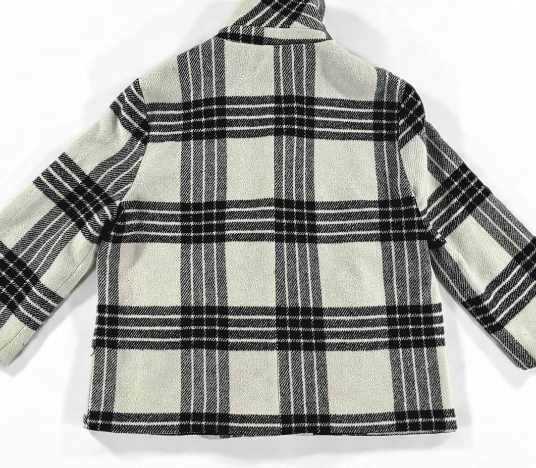 Other Jack by BB Dakota Plaid Double Breasted Coat Women Size S Size S / US 4 / IT 40 - 3 Thumbnail