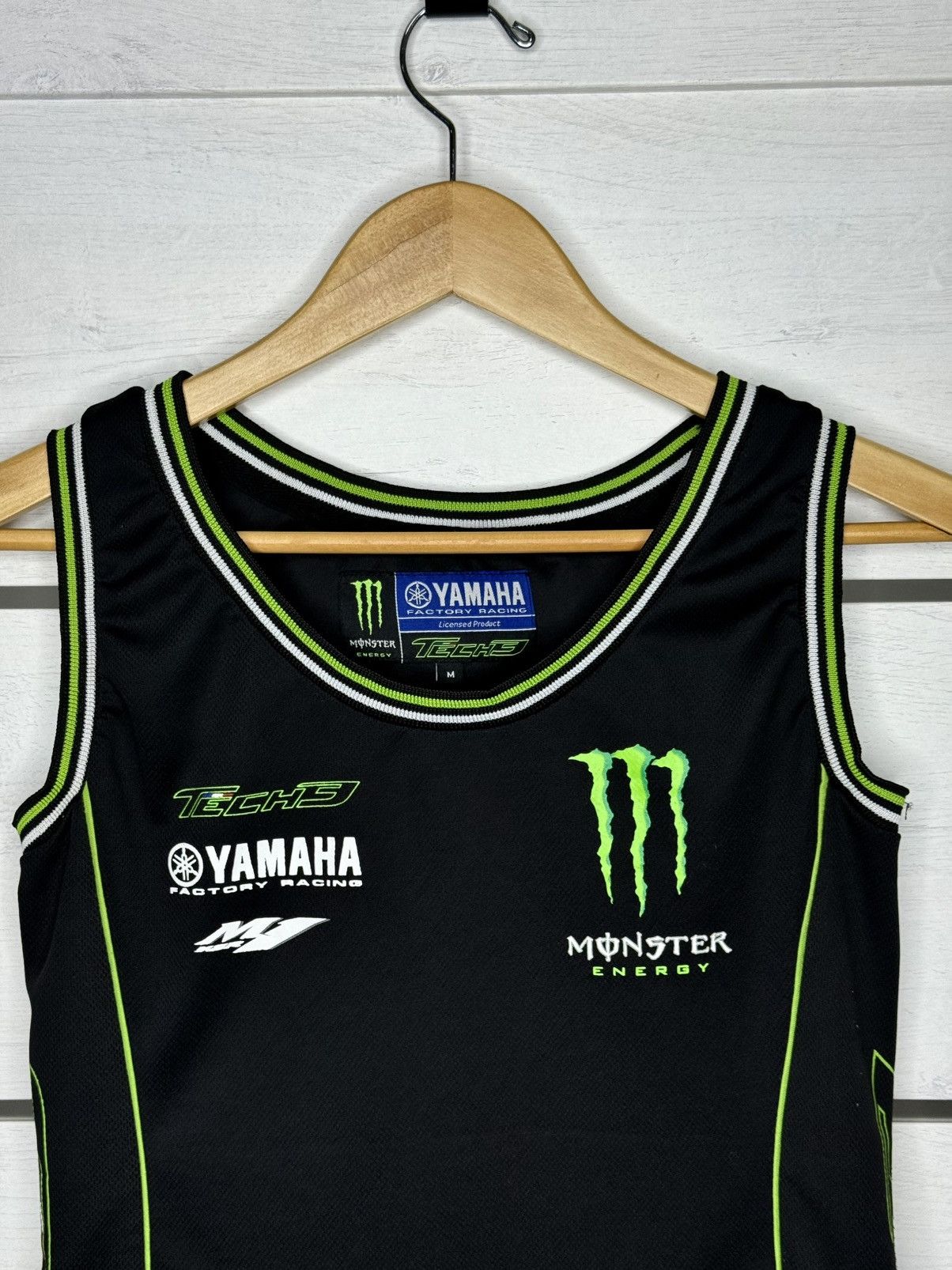 Yamaha Vintage Yamaha Racing Tech3 Monster Energy Tank Top T-Shirt Size US M / EU 48-50 / 2 - 3 Thumbnail