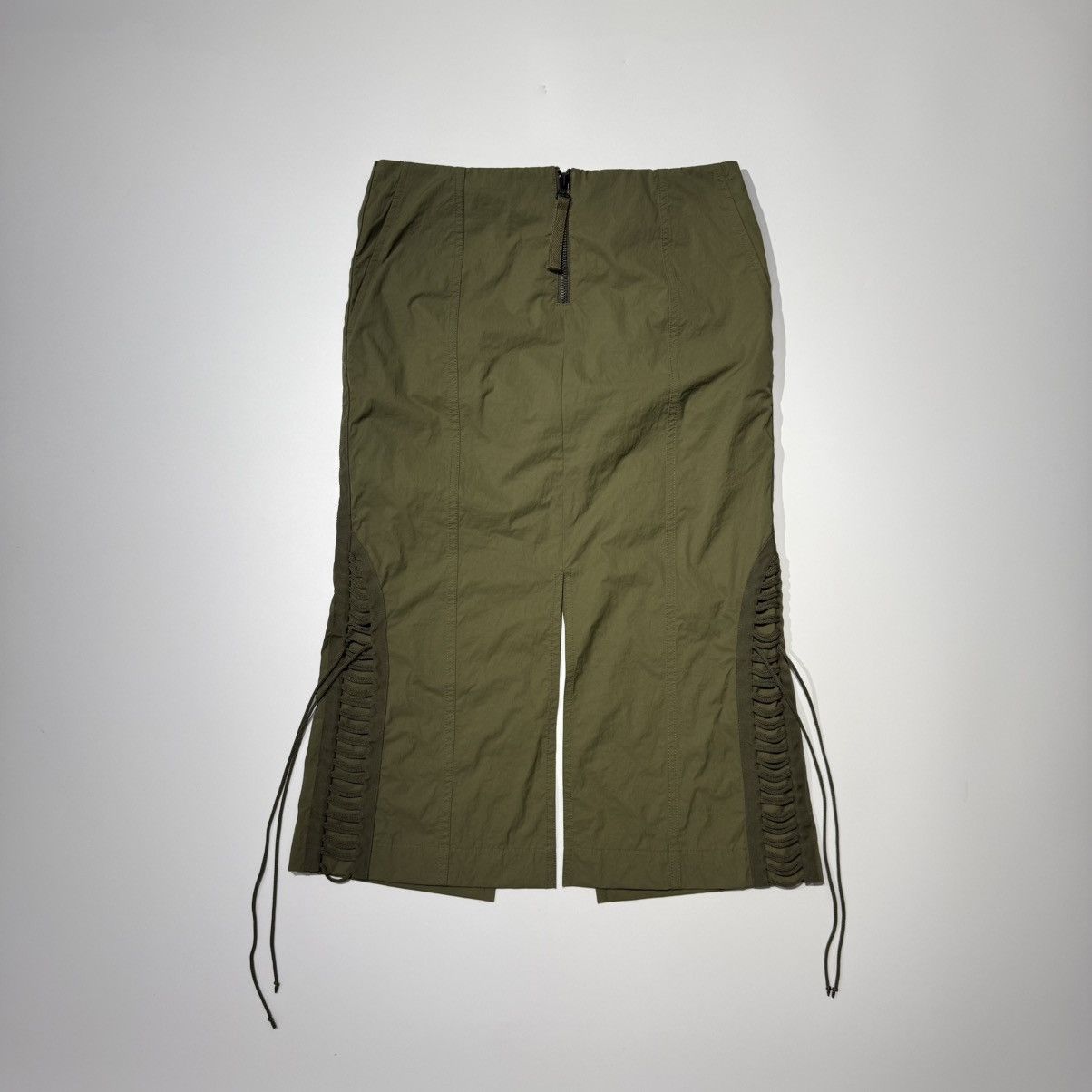 Helmut Lang Helmut Lang Lacing Midi Skirt Size 31" - 1 Thumbnail
