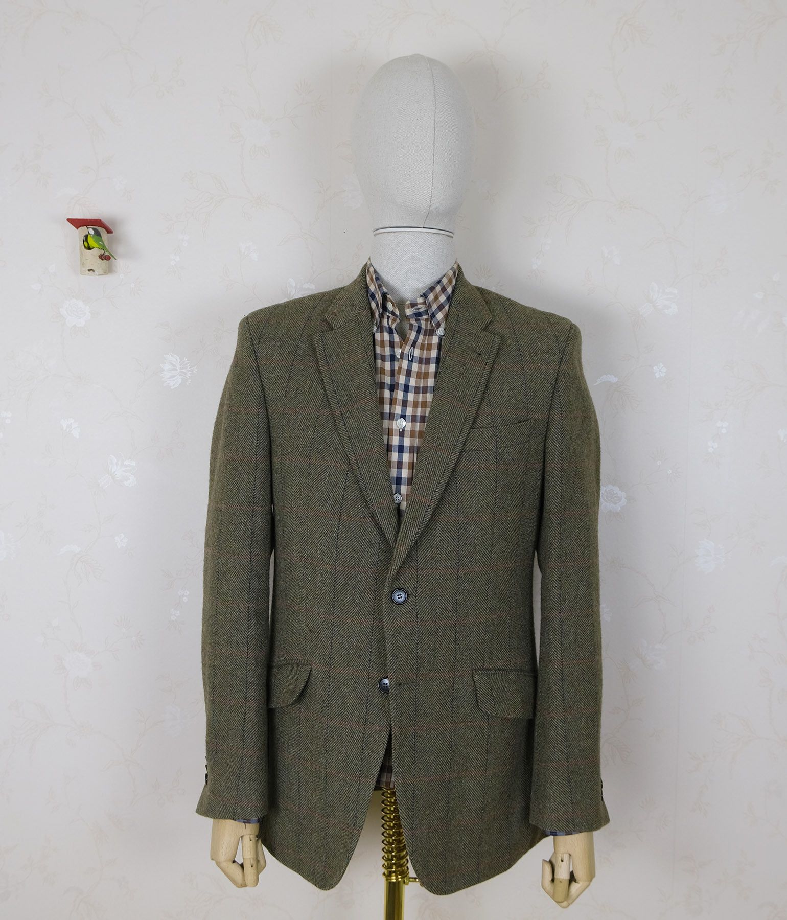 Other Louis Copeland, green tweed jacket, size 40, Lovat tweed Size 40R - 1 Thumbnail