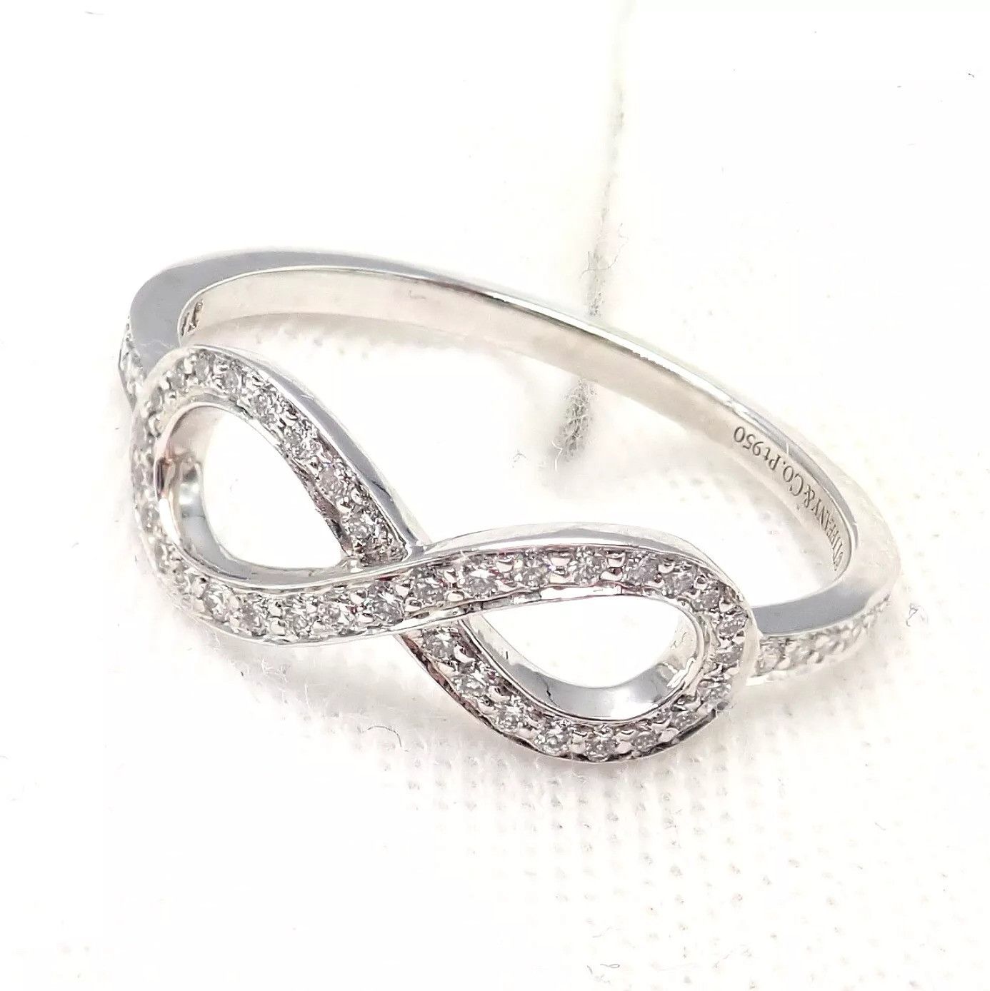 Tiffany & Co. Tiffany & Co Platinum 0.12ct Diamond Ring sz 6.5 Size ONE SIZE - 7 Thumbnail
