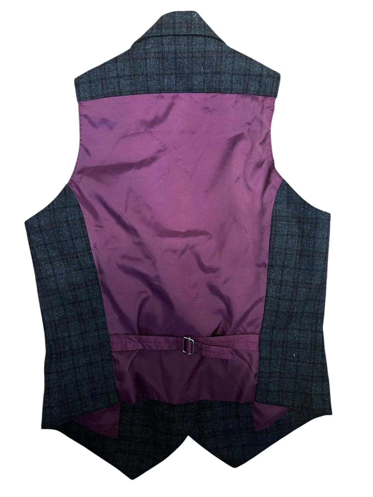 Designer × Dsquared2 × Japanese Brand Rare office siren dsquared2 wool logo suit vest fancy y2k Size M / US 6-8 / IT 42-44 - 2 Thumbnail