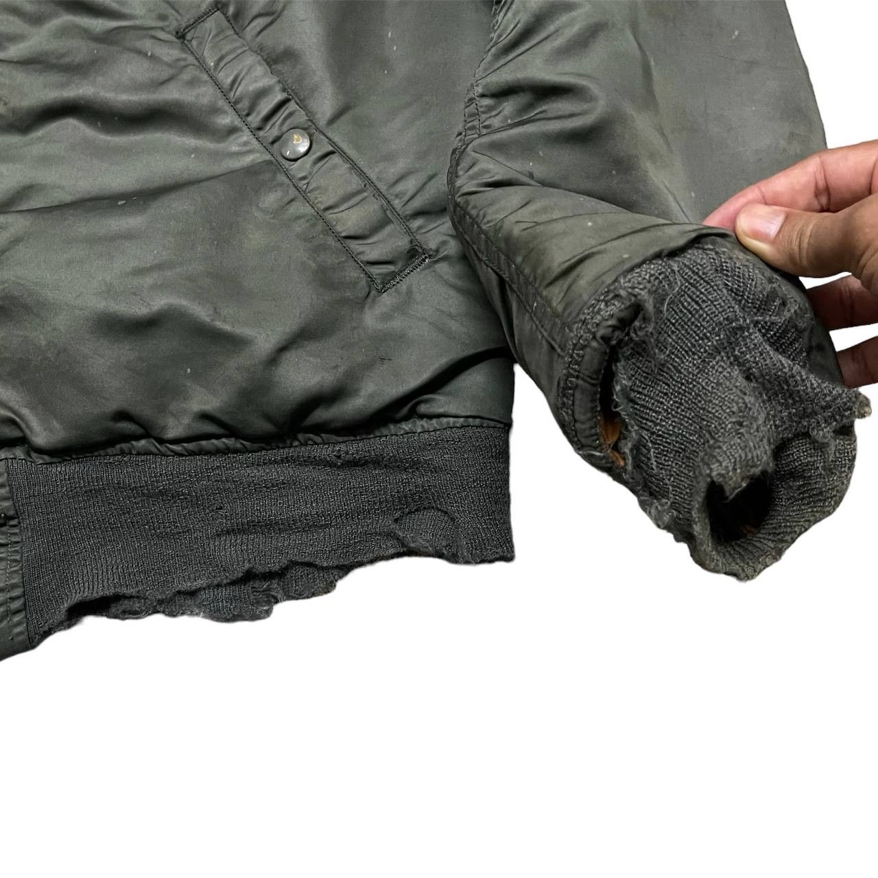 Alpha Industries Vintage 60's Alpha Industries Ma 1 Bomber Jacket Thrashed Size US M / EU 48-50 / 2 - 9 Thumbnail