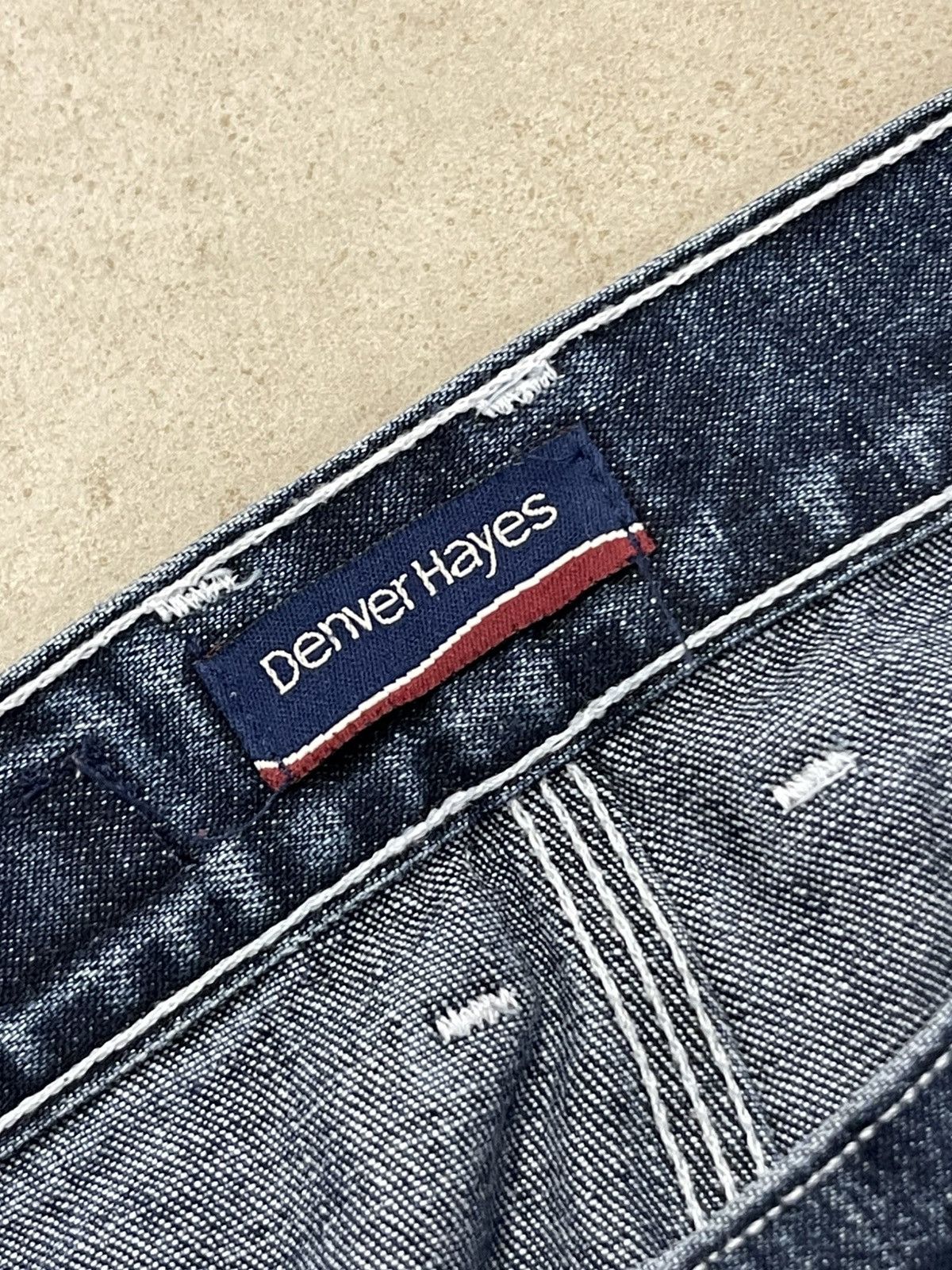 Denver Hayes × Vintage Denver Hayes Vintage Blue Jeans Workwear Straight Leg Size US 32 / EU 48 - 3 Thumbnail