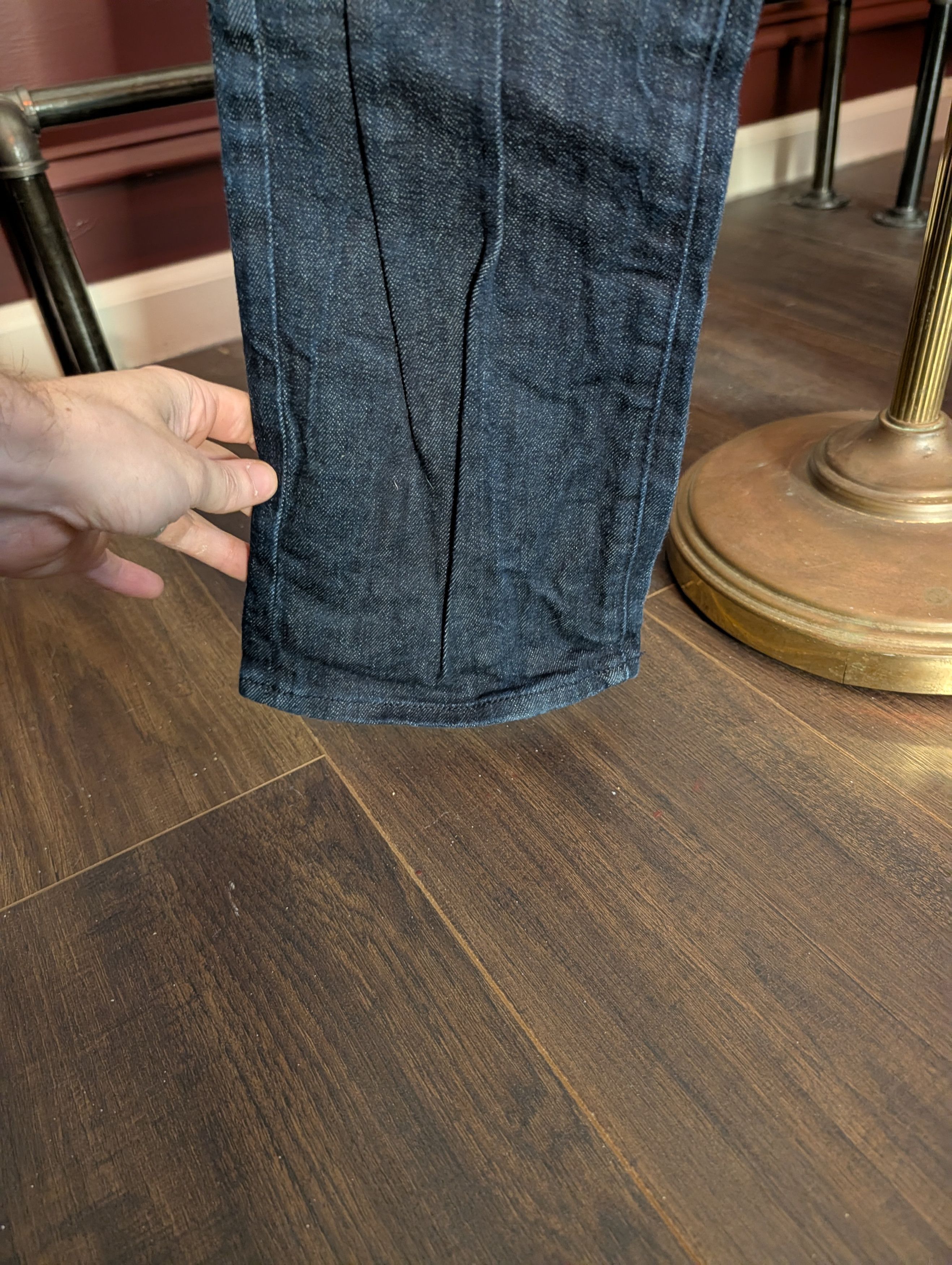 Prps Demon indigo corduroy boro patch blue denim slim jeans Size US 34 / EU 50 - 7 Thumbnail