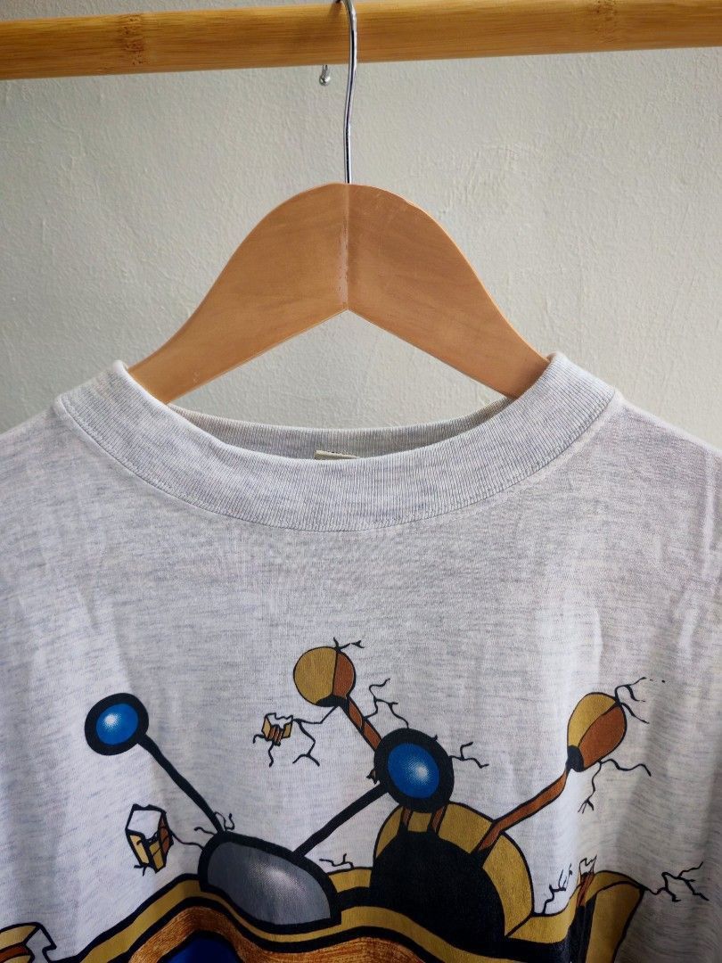 Nutmeg Vintage wowow TV bs-5ch mirror print shirt Size US L / EU 52-54 / 3 - 3 Thumbnail