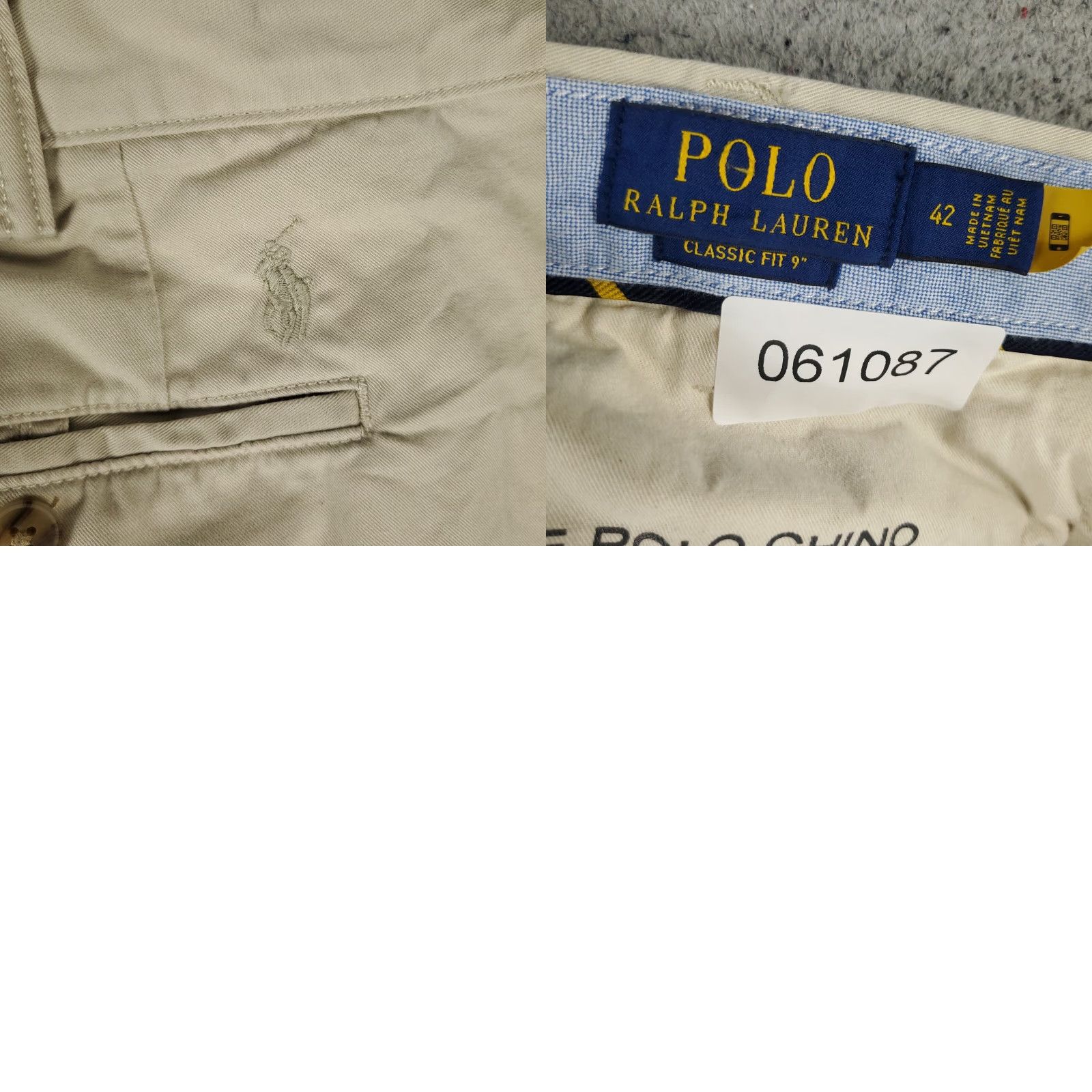 Ralph Lauren Ralph Lauren Chino Shorts Size 42 Beige Casual Men's Big & Tall Classic Sports Size US 42 / EU 58 - 8 Thumbnail