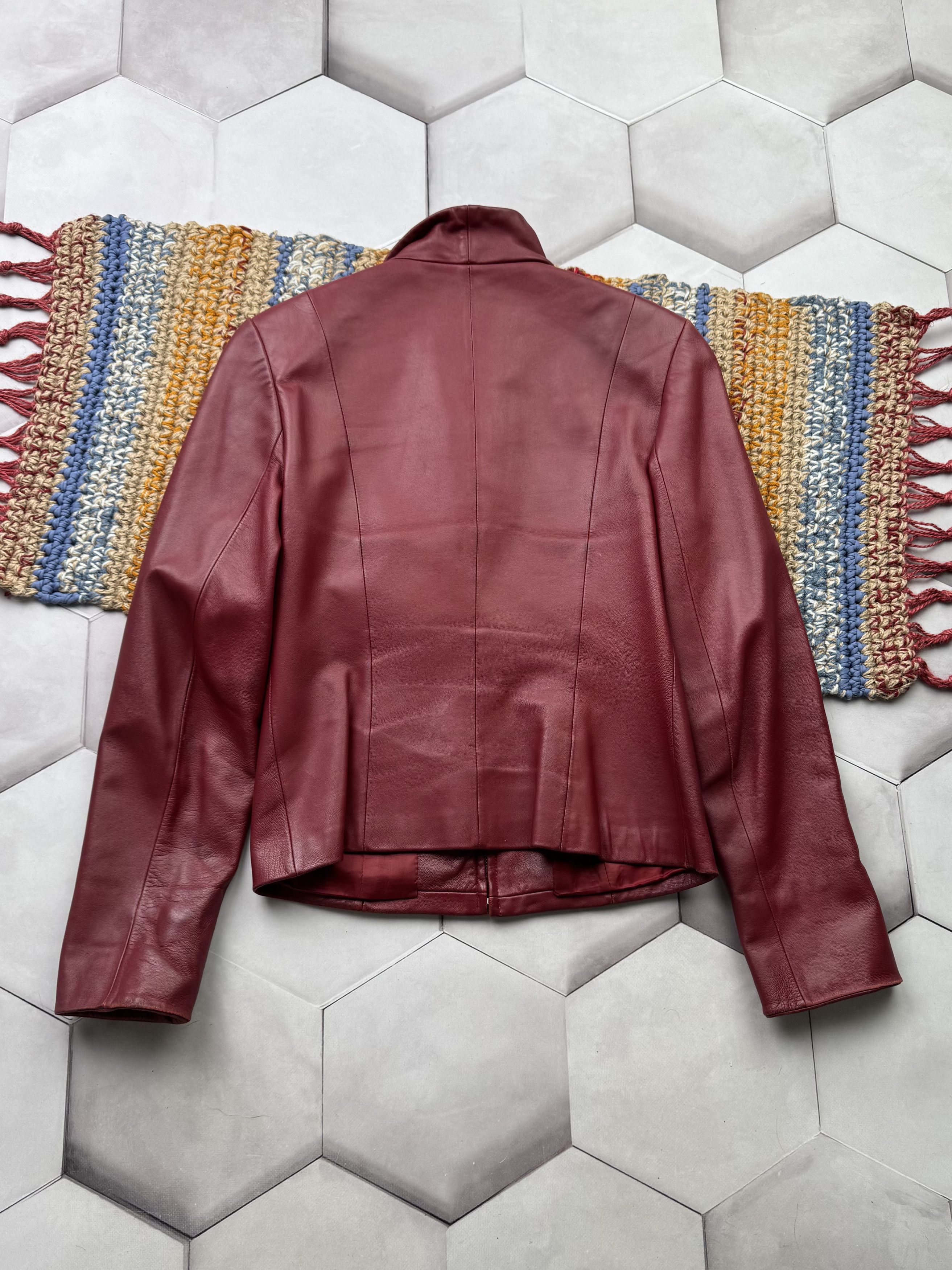 Vintage Vintage Cropped Leather Jacket Size S / US 4 / IT 40 - 13 Thumbnail