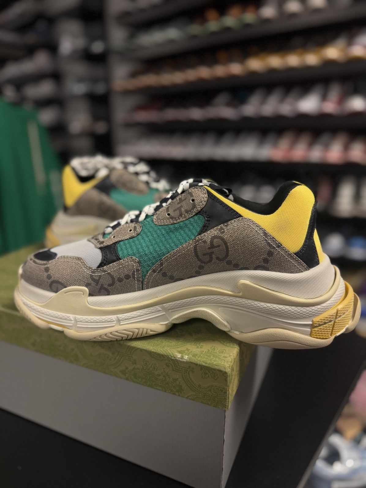 Balenciaga × Gucci 45EU/12US Gucci Balenciaga Triple S The Hacker Project Size US 12 / EU 45 - 8 Thumbnail
