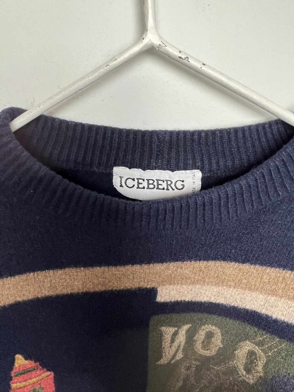 Iceberg iceberg y2k bar friday sweater y2k vintage s-m Size US M / EU 48-50 / 2 - 6 Thumbnail