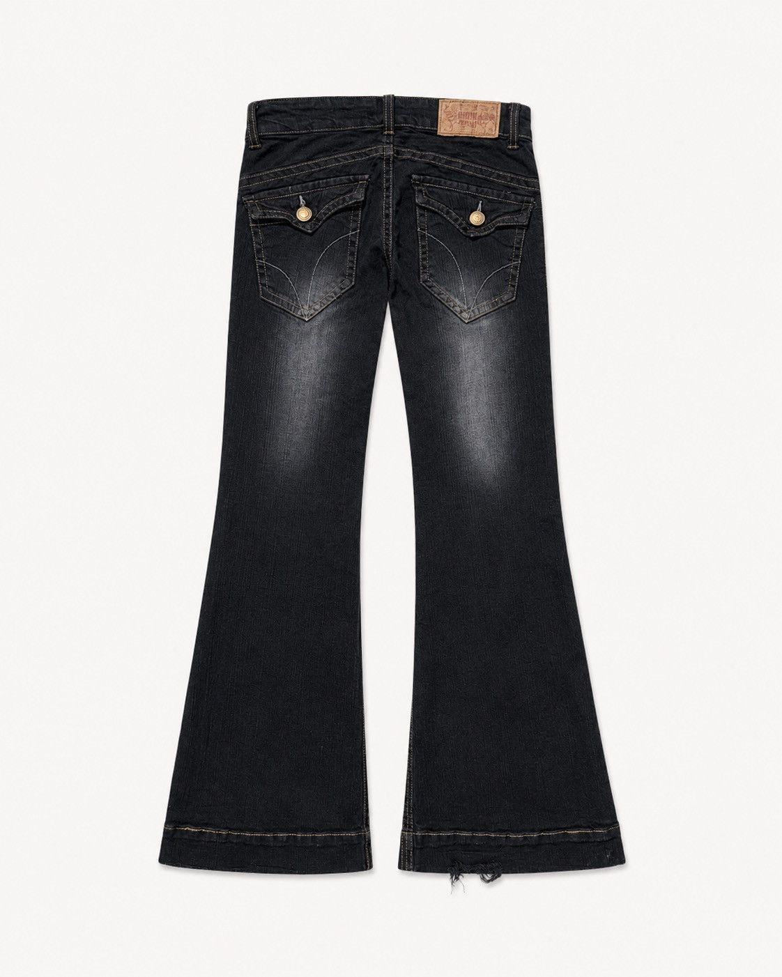Japanese Brand TVS lace up flare jeans Size US 26 / EU 42 - 2 Thumbnail