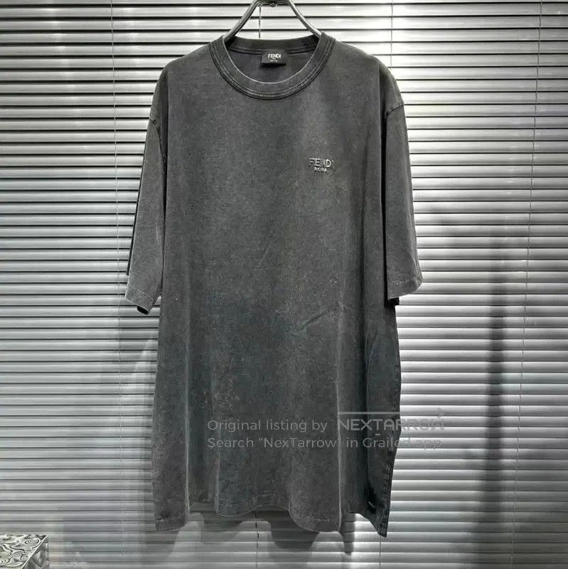 Fendi Fendi Men's Summer Black Gray T-Shirt . Size US L / EU 52-54 / 3 - 1 Thumbnail