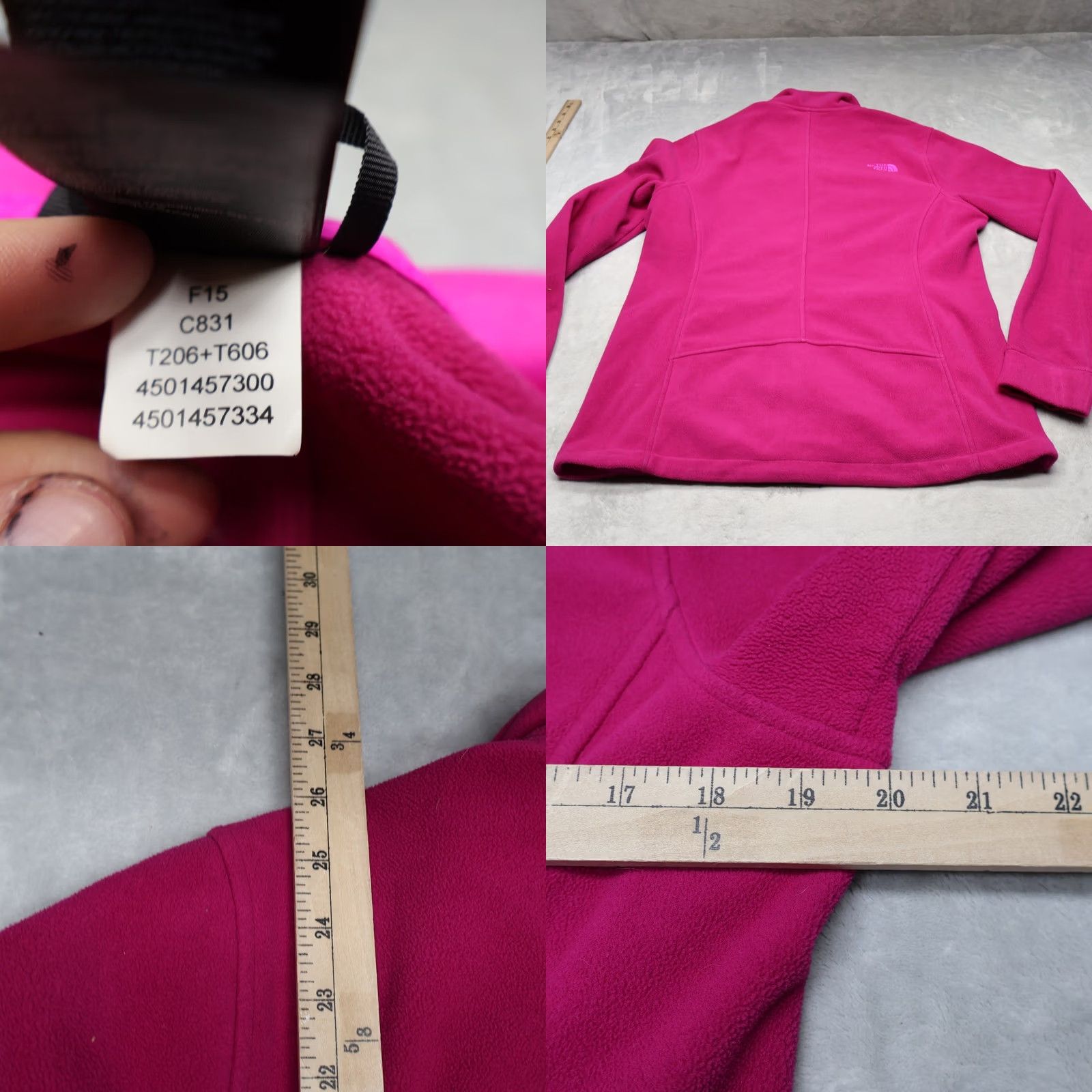 The North Face Jacket Womens L Pink North Face Fleece Full Zip Polartec Outdoor Winter Soft Size L / US 10 / IT 46 - 8 Thumbnail