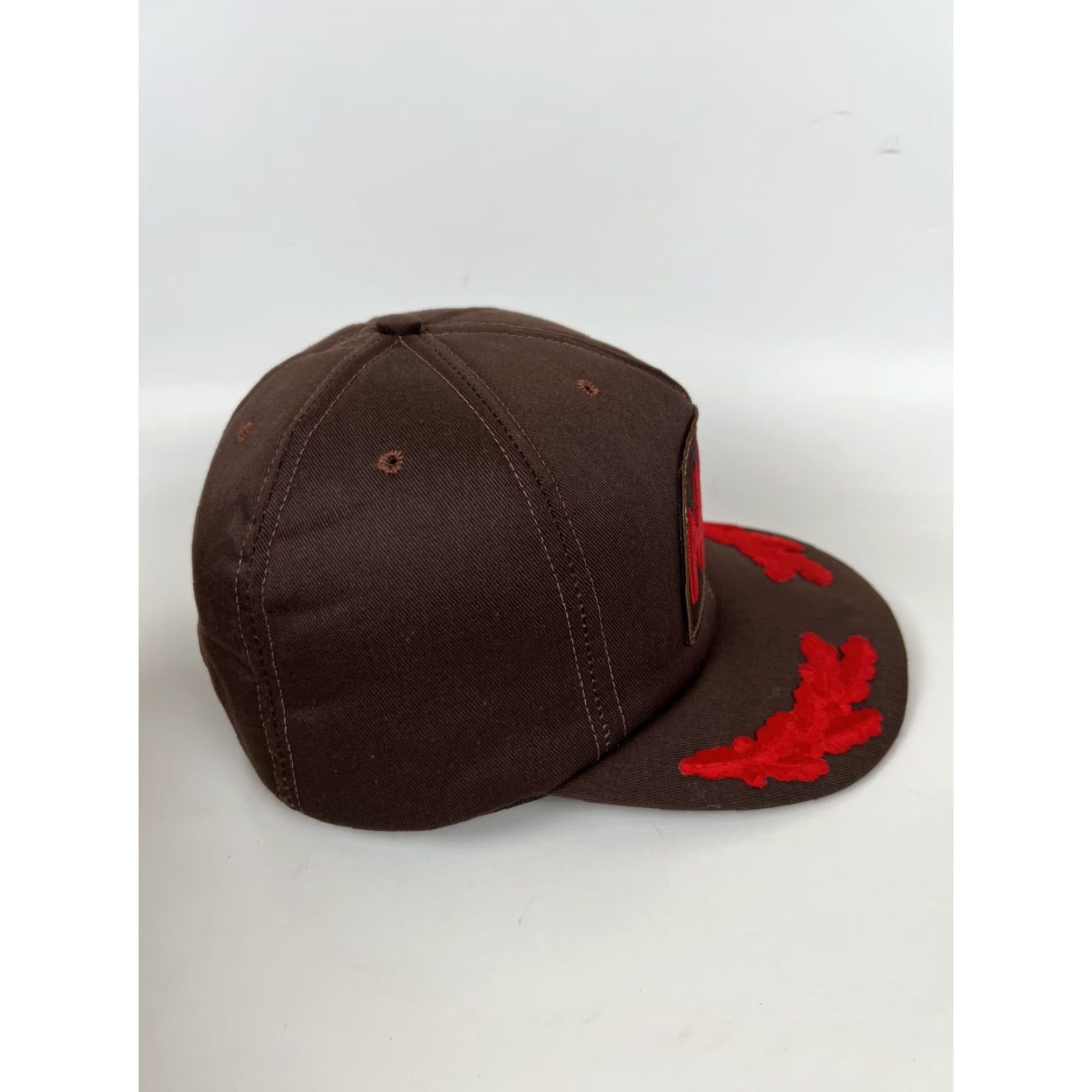Vintage VINTAGE Snap-Back Hat Cap Brown 80s USA Made Insulated Patch Scramble One Size Men Brown Cap Adjustable Men 80s Vintage Size ONE SIZE - 6 Thumbnail
