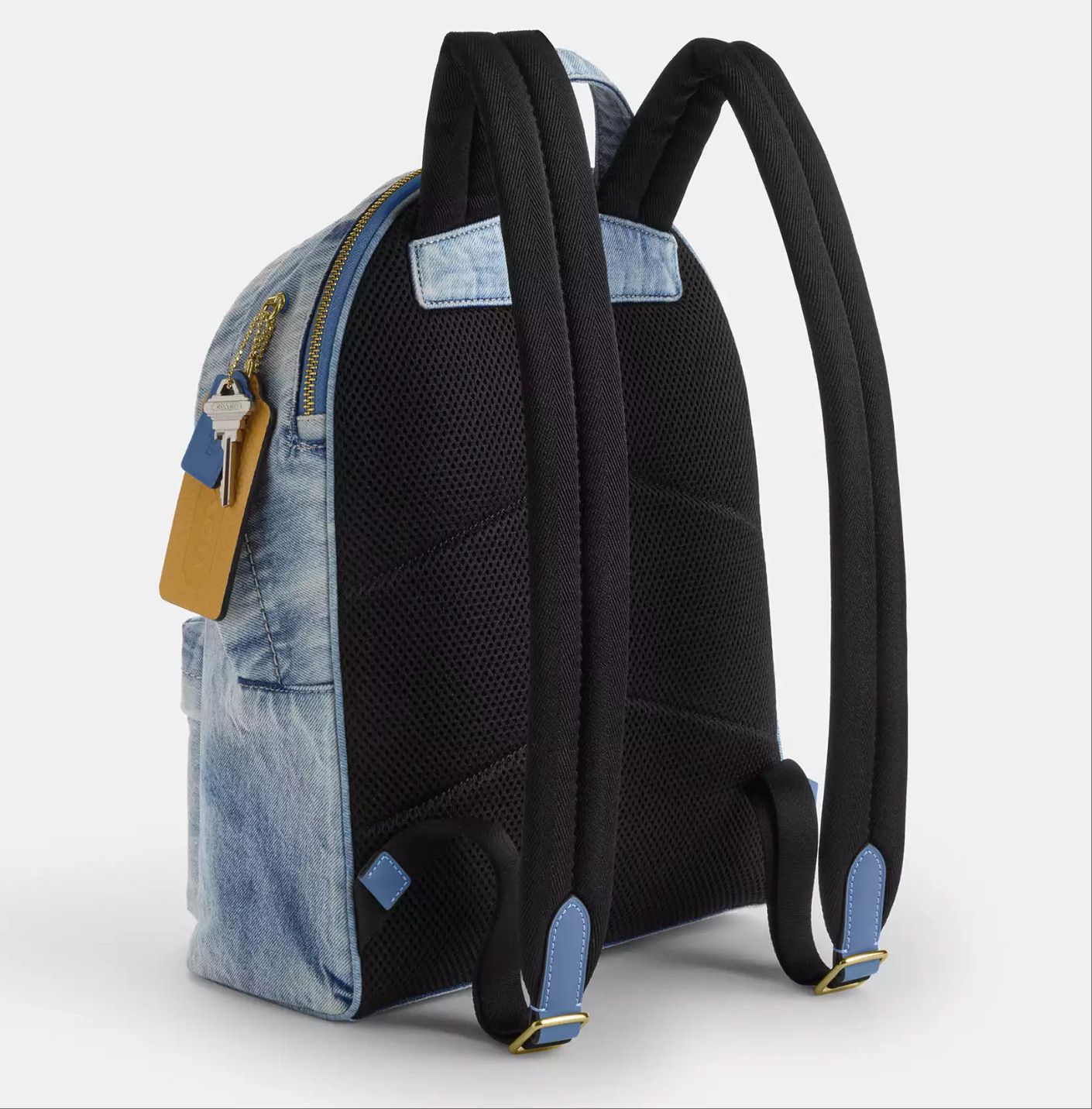 Coach Taylor Small Backpack In Loved Denim CEF27 Size ONE SIZE - 3 Thumbnail