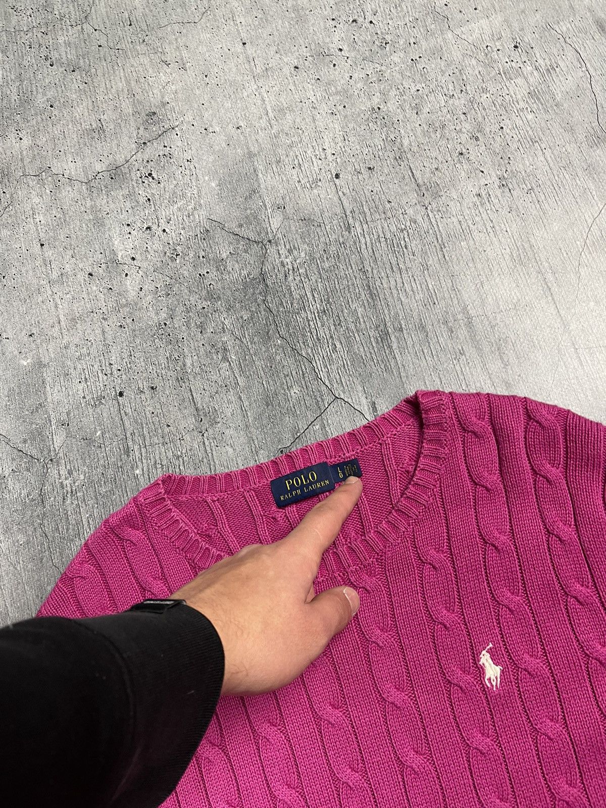 Polo Ralph Lauren × Vintage Vintage Polo Ralph Lauren Knit Sweater Y2K Size L / US 10 / IT 46 - 2 Thumbnail