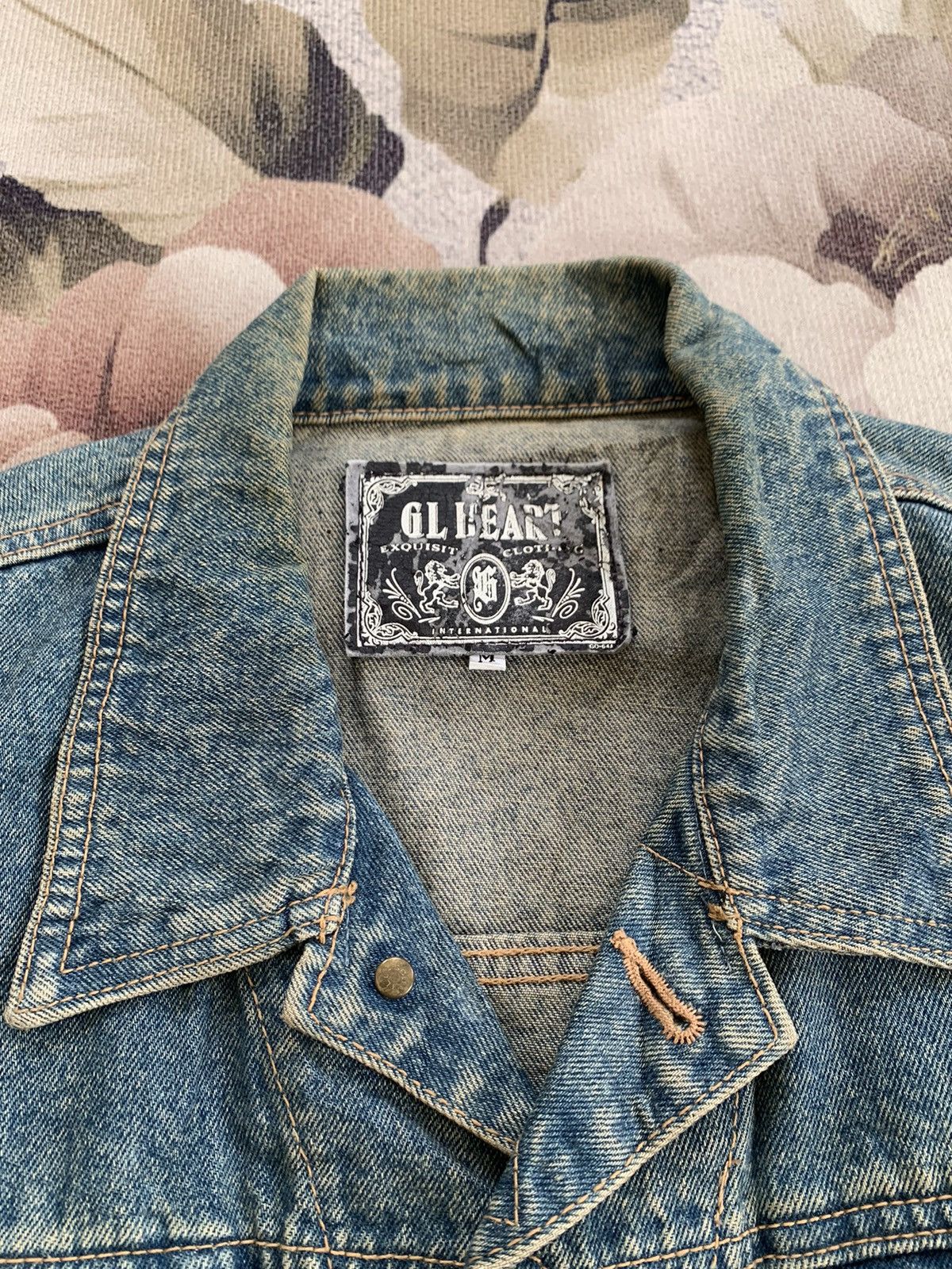 Japanese Brand GL HEART DENIM TRUCKER JACKET Size US M / EU 48-50 / 2 - 5 Thumbnail