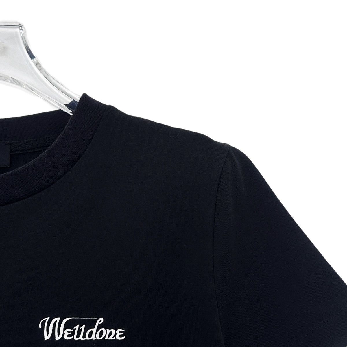 WE11DONE WE11DONE Mini Logo Crew Neck Short Sleeve T-Shirt K26WX Size US M / EU 48-50 / 2 - 3 Thumbnail