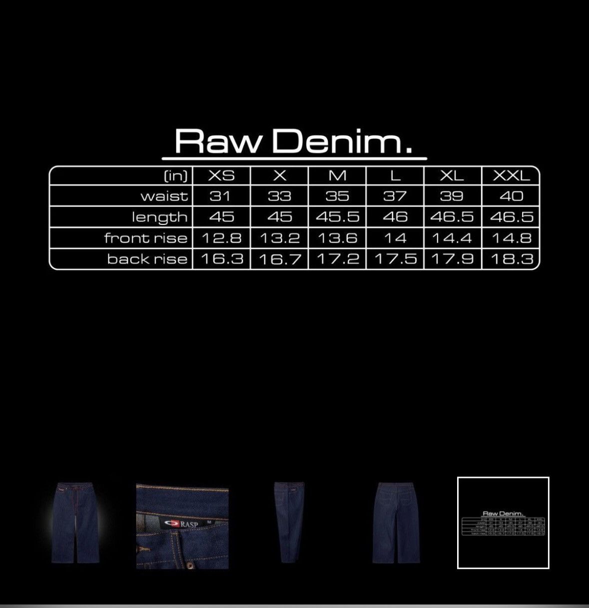 The GV Gallery The Gv Gallery Raw Denim Size US 32 / EU 48 - 6 Thumbnail