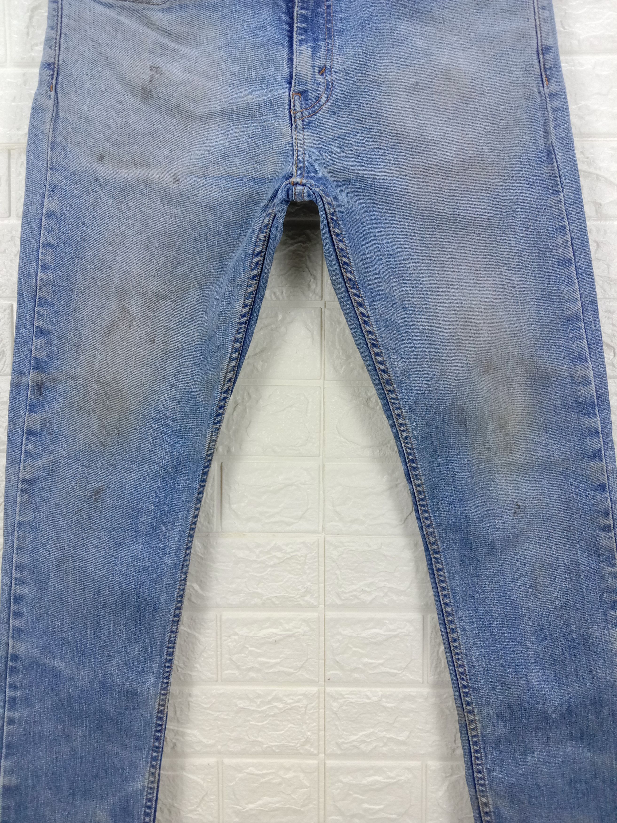 Levi's Vintage Levi's 512 Jeans Slim Taper Faded Blue Denim Size US 33 - 3 Thumbnail