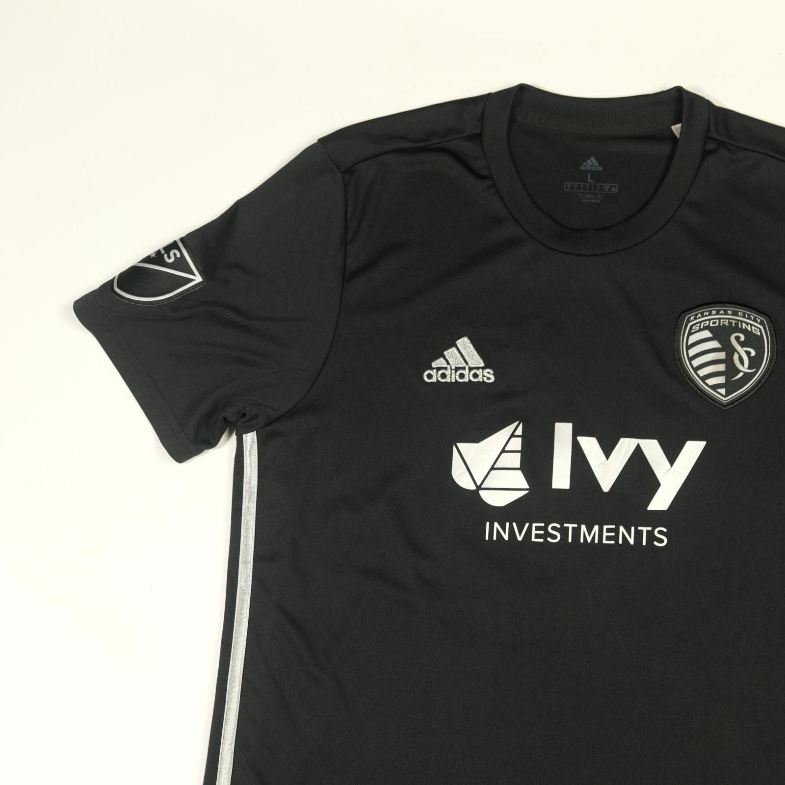 Adidas 2018/19 Sporting Kansas City Away Shirt (L) Size US L / EU 52-54 / 3 - 3 Thumbnail